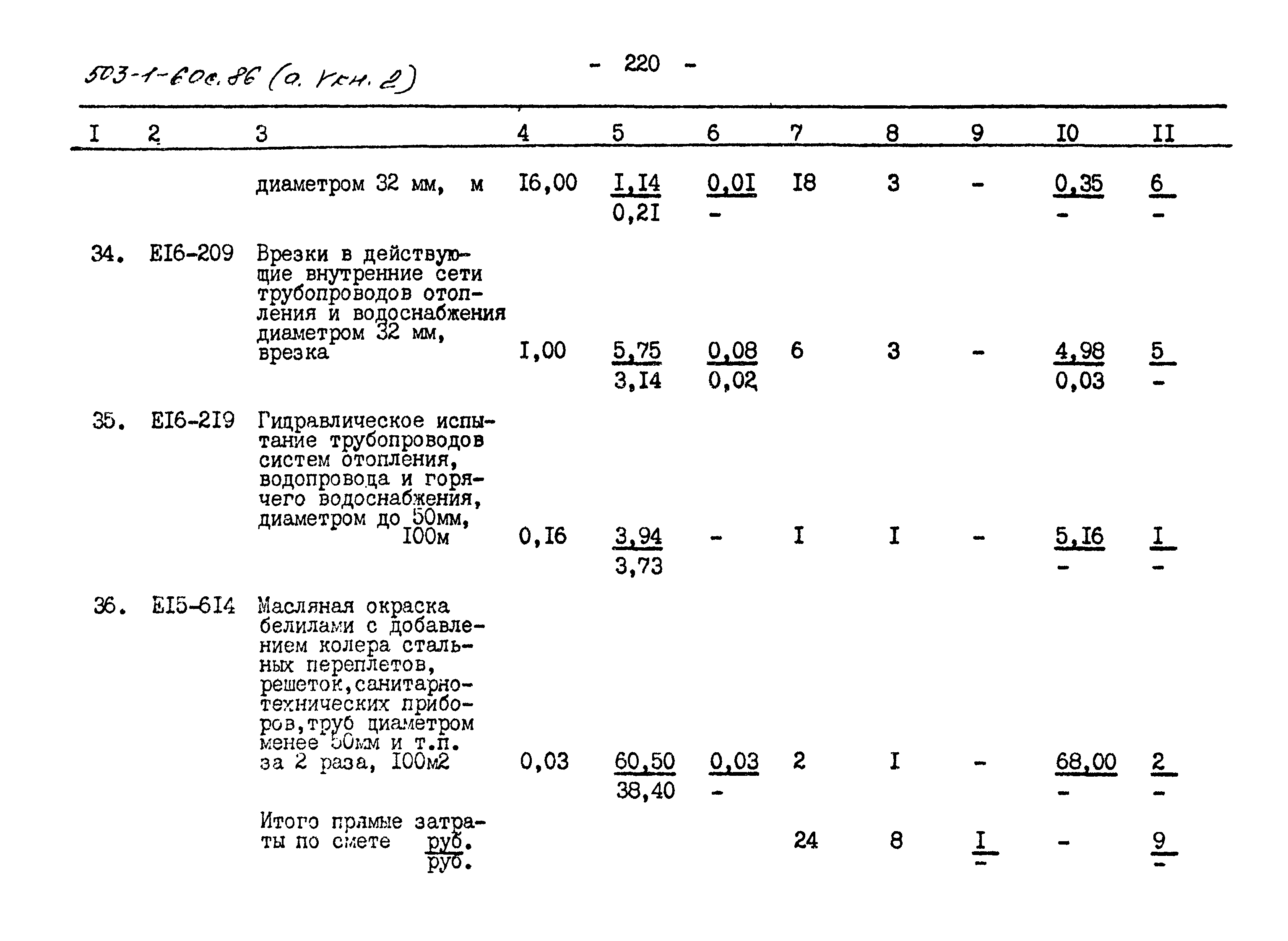 Типовой проект 503-1-60с.86