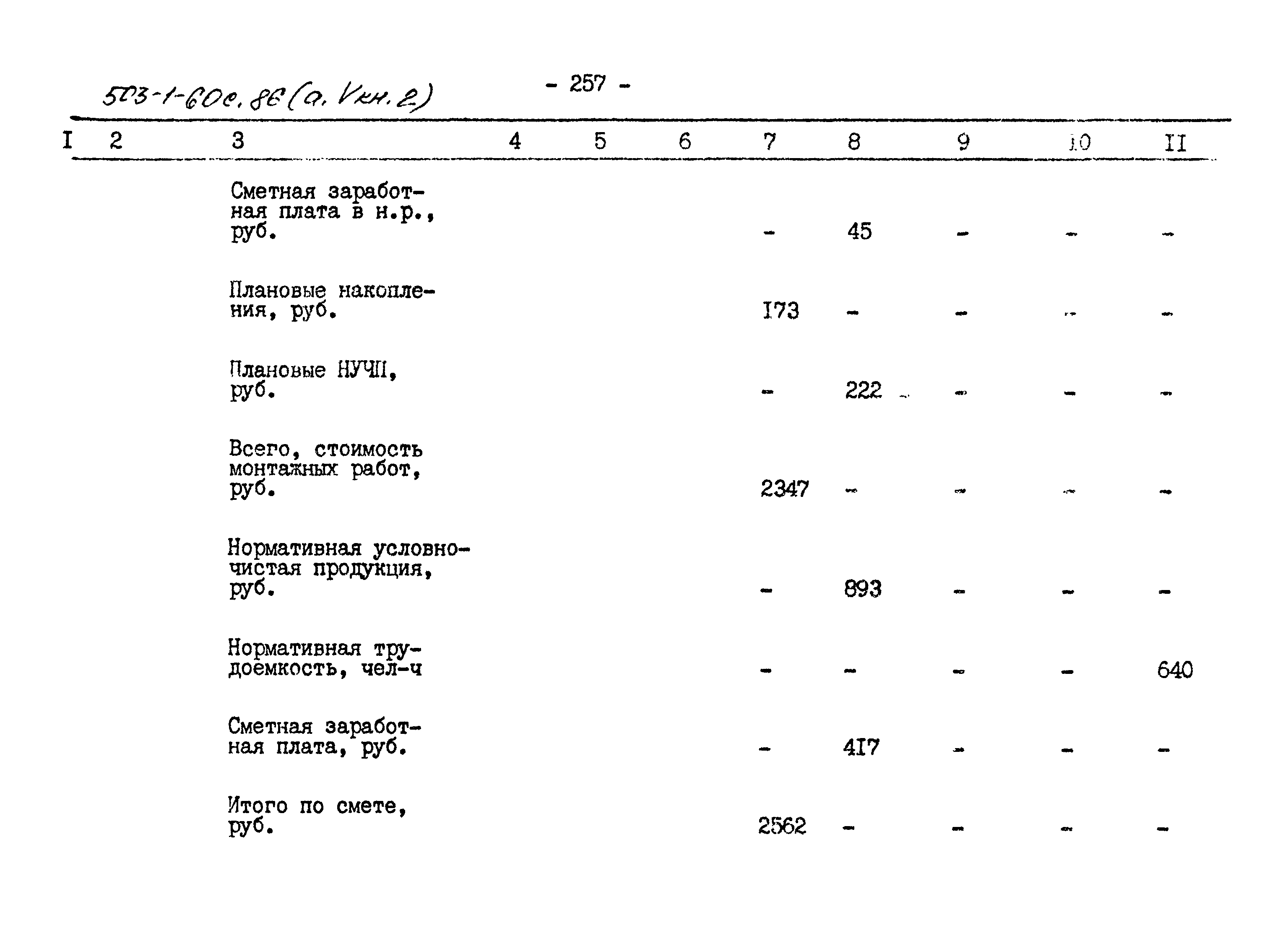 Типовой проект 503-1-60с.86