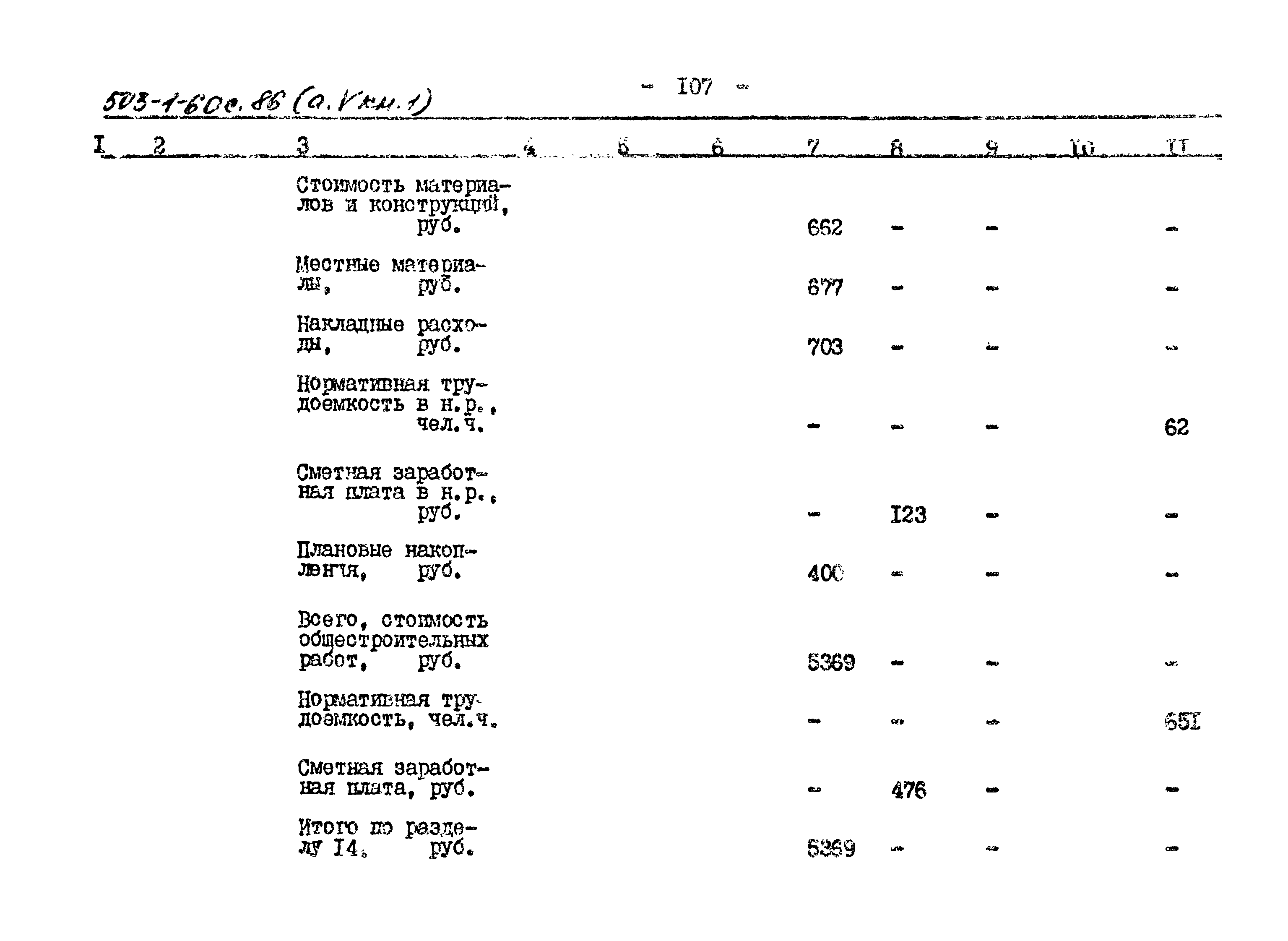 Типовой проект 503-1-60с.86