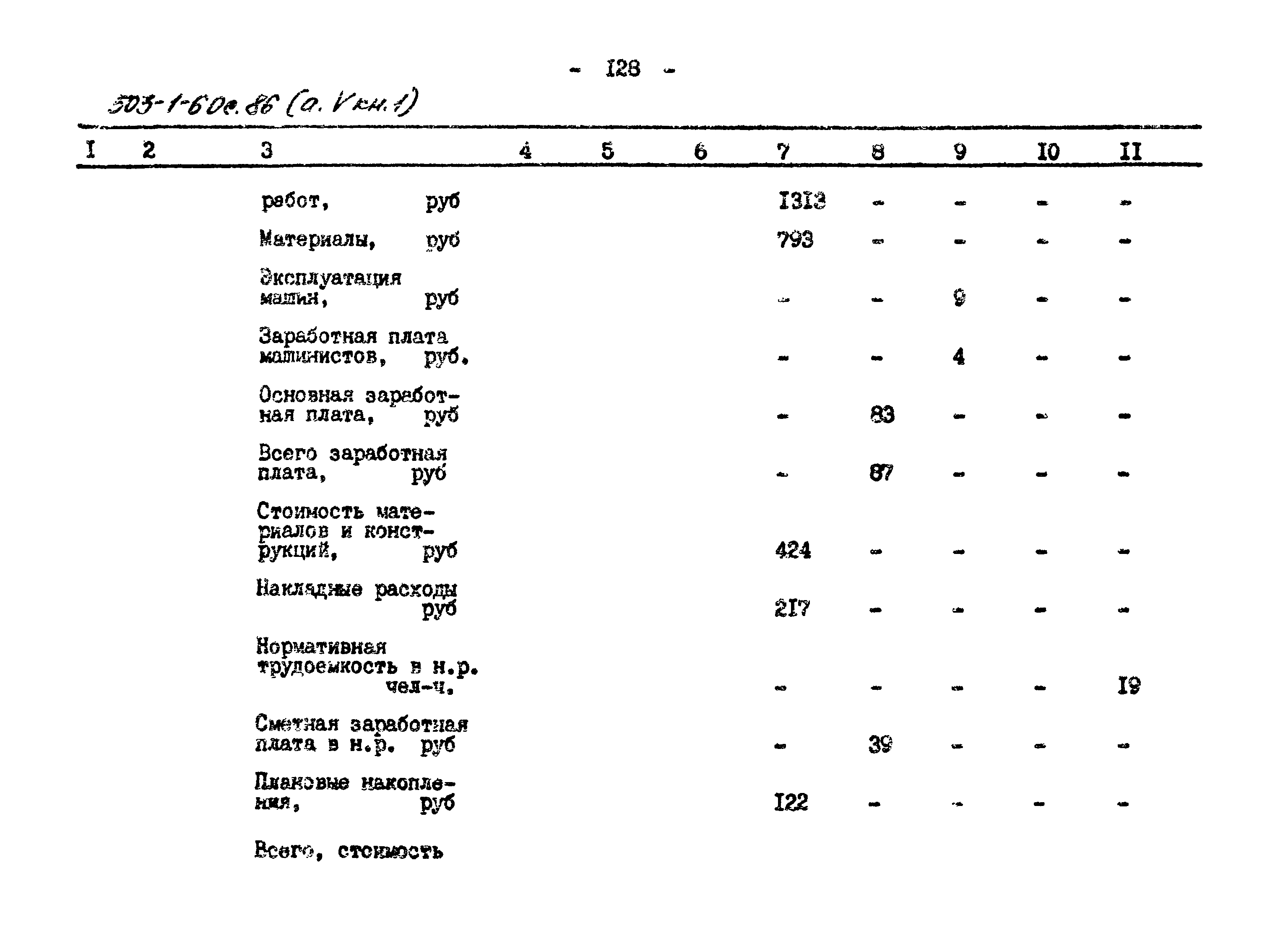 Типовой проект 503-1-60с.86