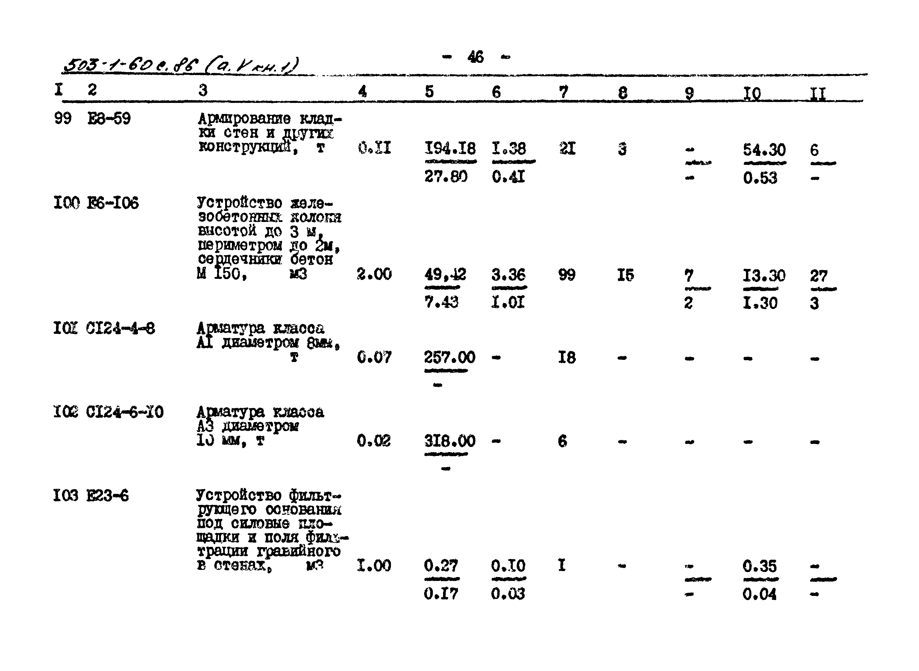 Типовой проект 503-1-60с.86