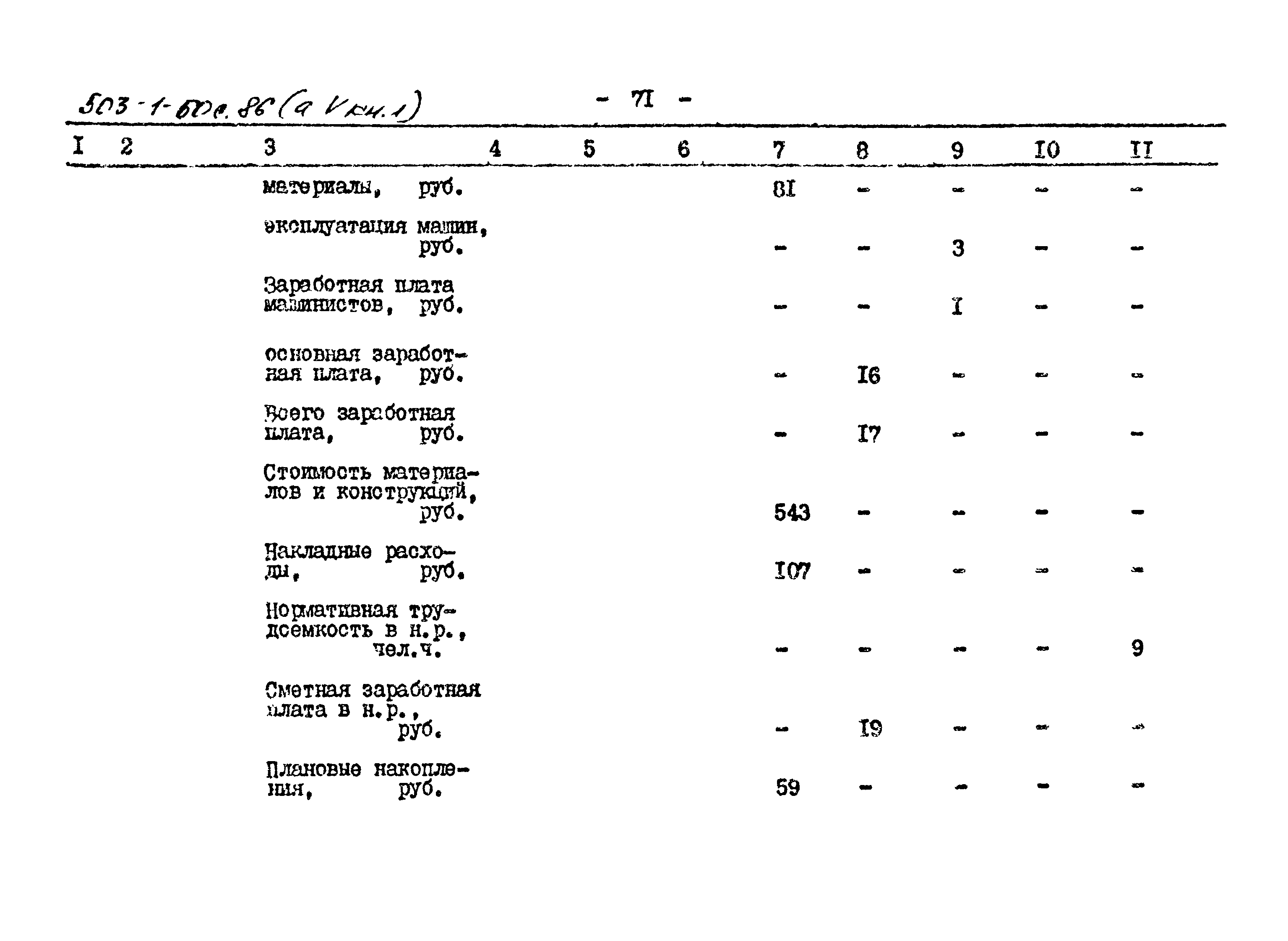 Типовой проект 503-1-60с.86