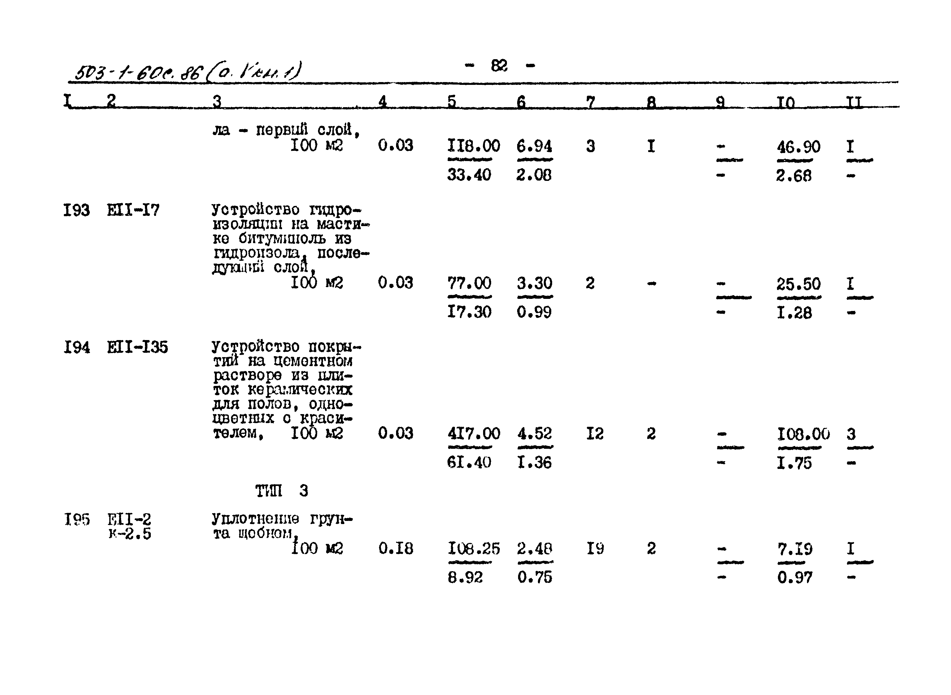 Типовой проект 503-1-60с.86