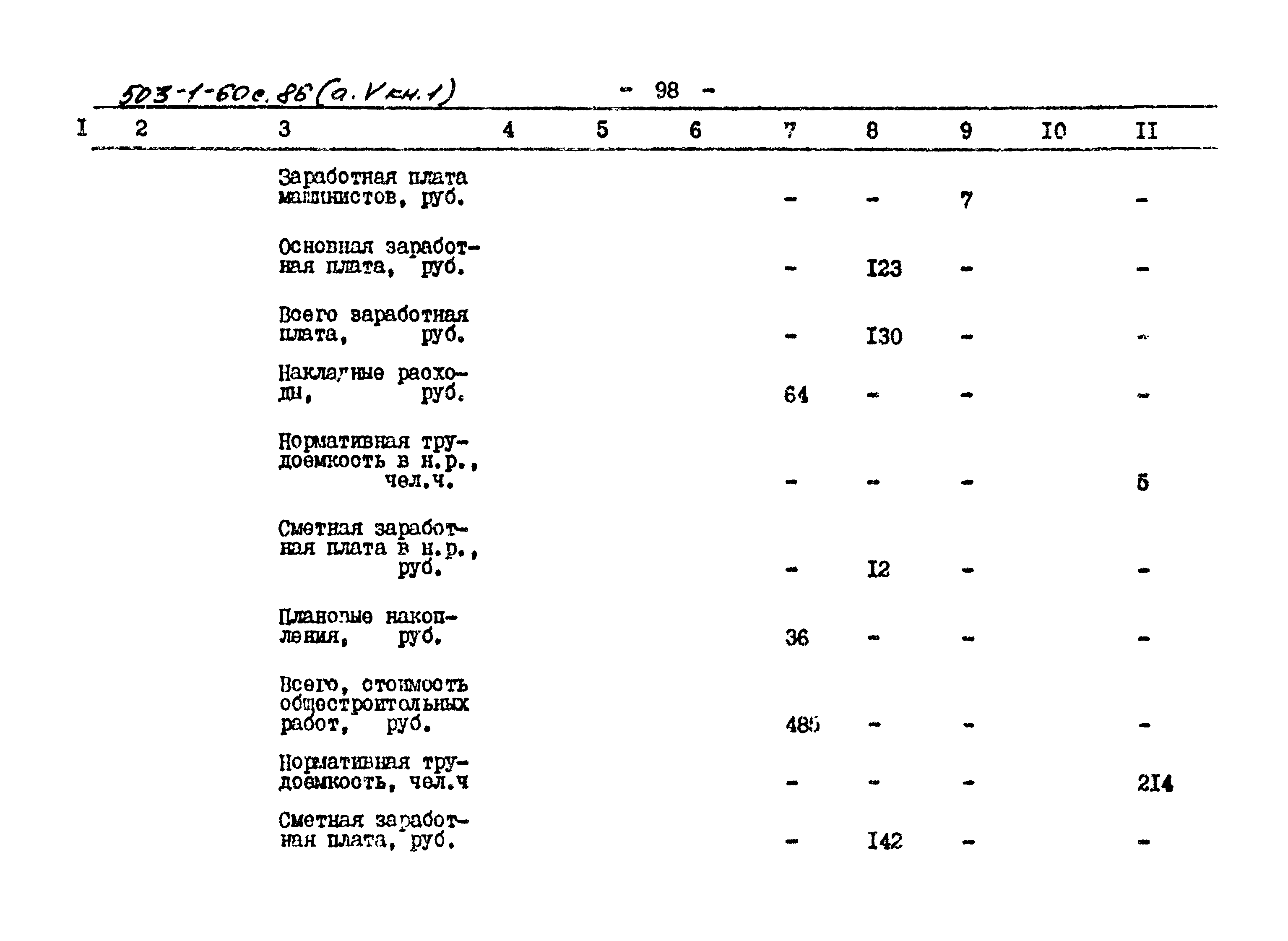 Типовой проект 503-1-60с.86