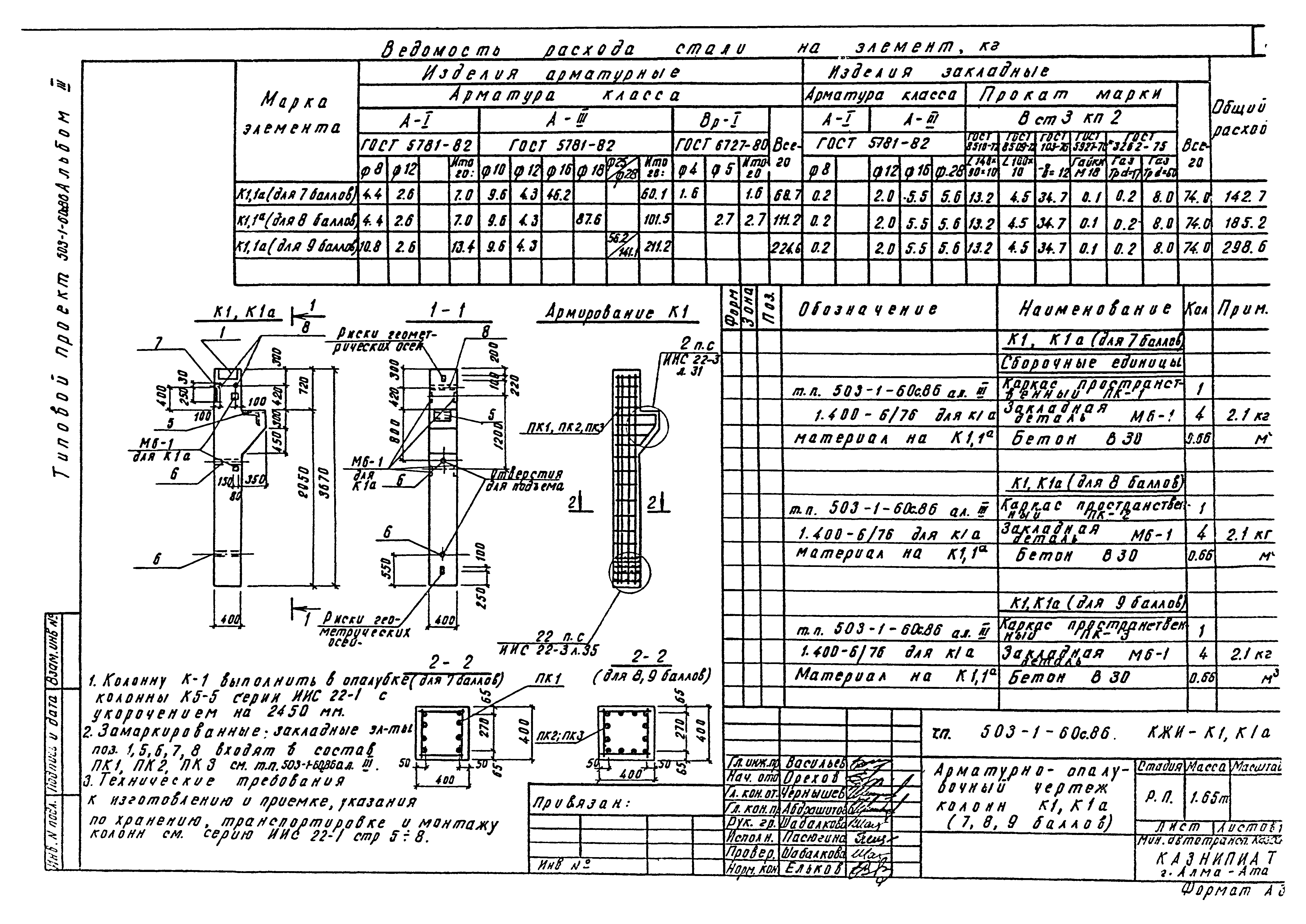 Типовой проект 503-1-60с.86