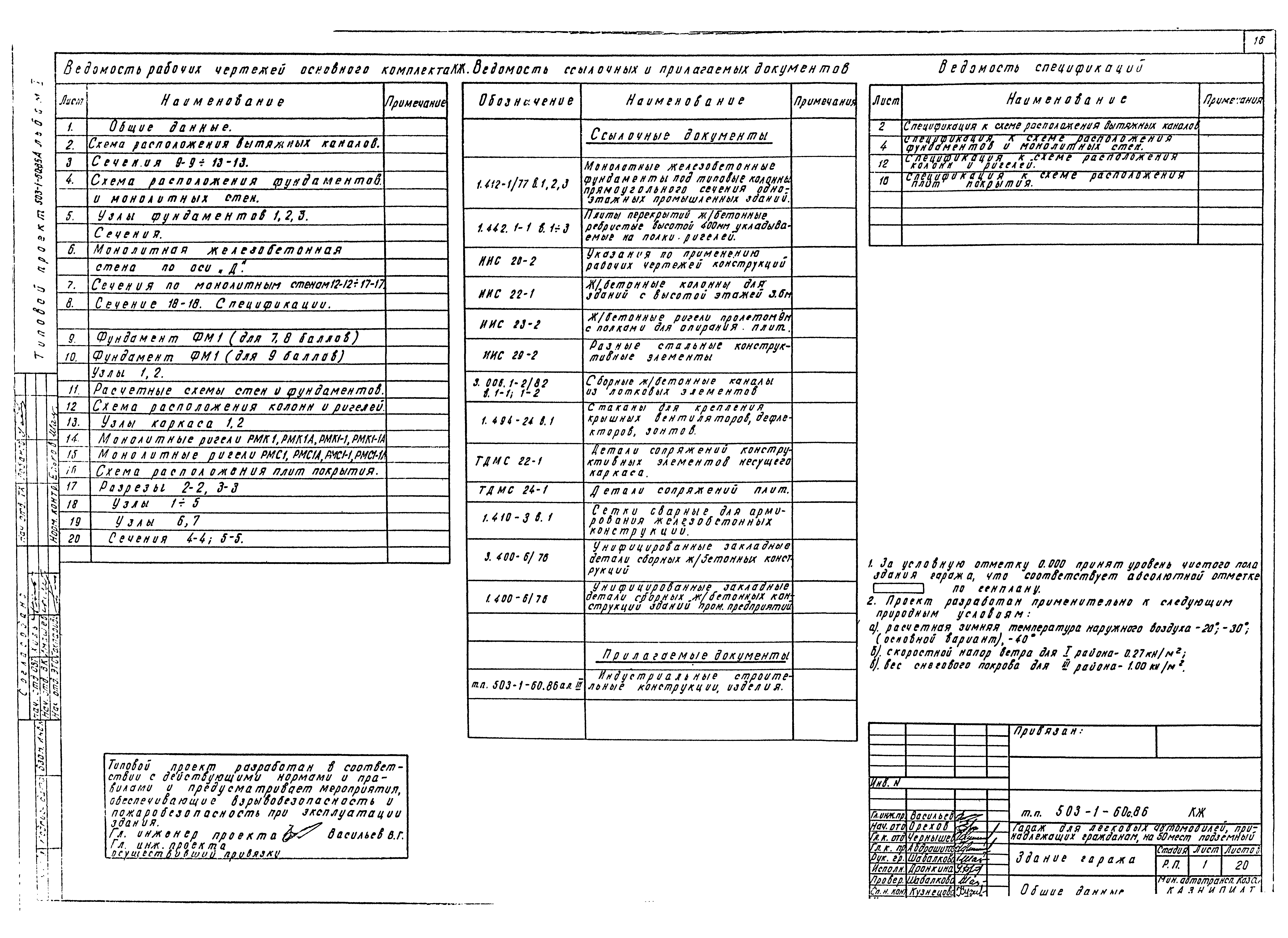 Типовой проект 503-1-60с.86