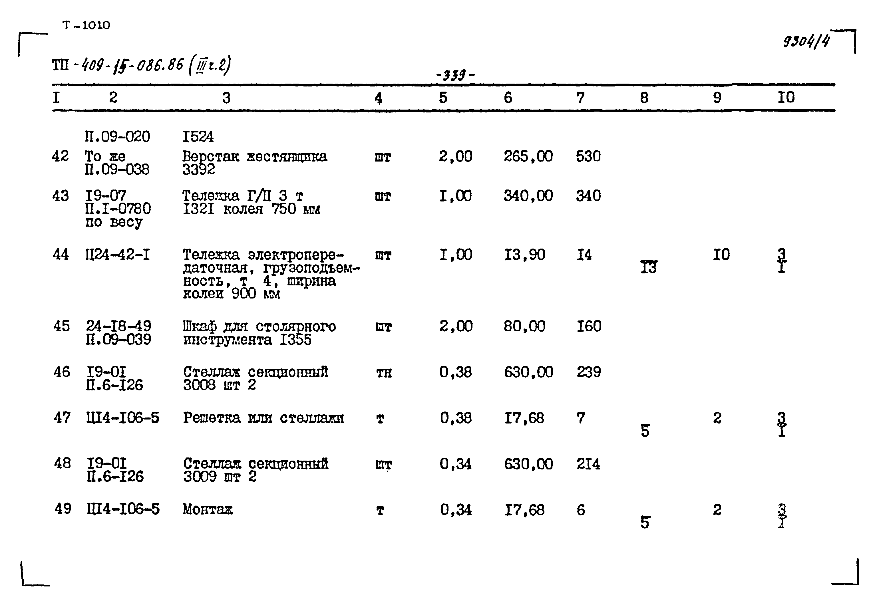 Типовой проект 409-15-086.86