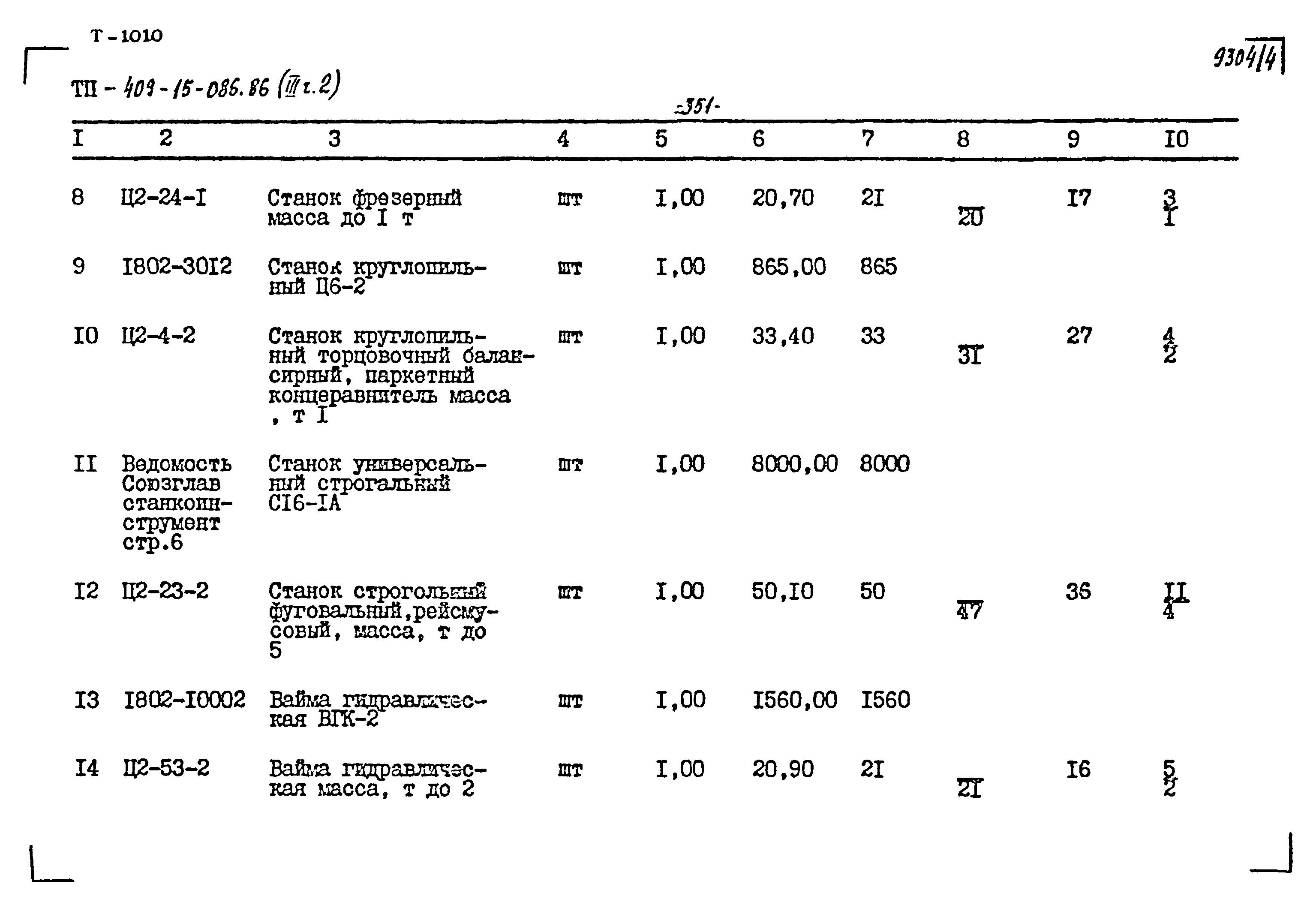 Типовой проект 409-15-086.86