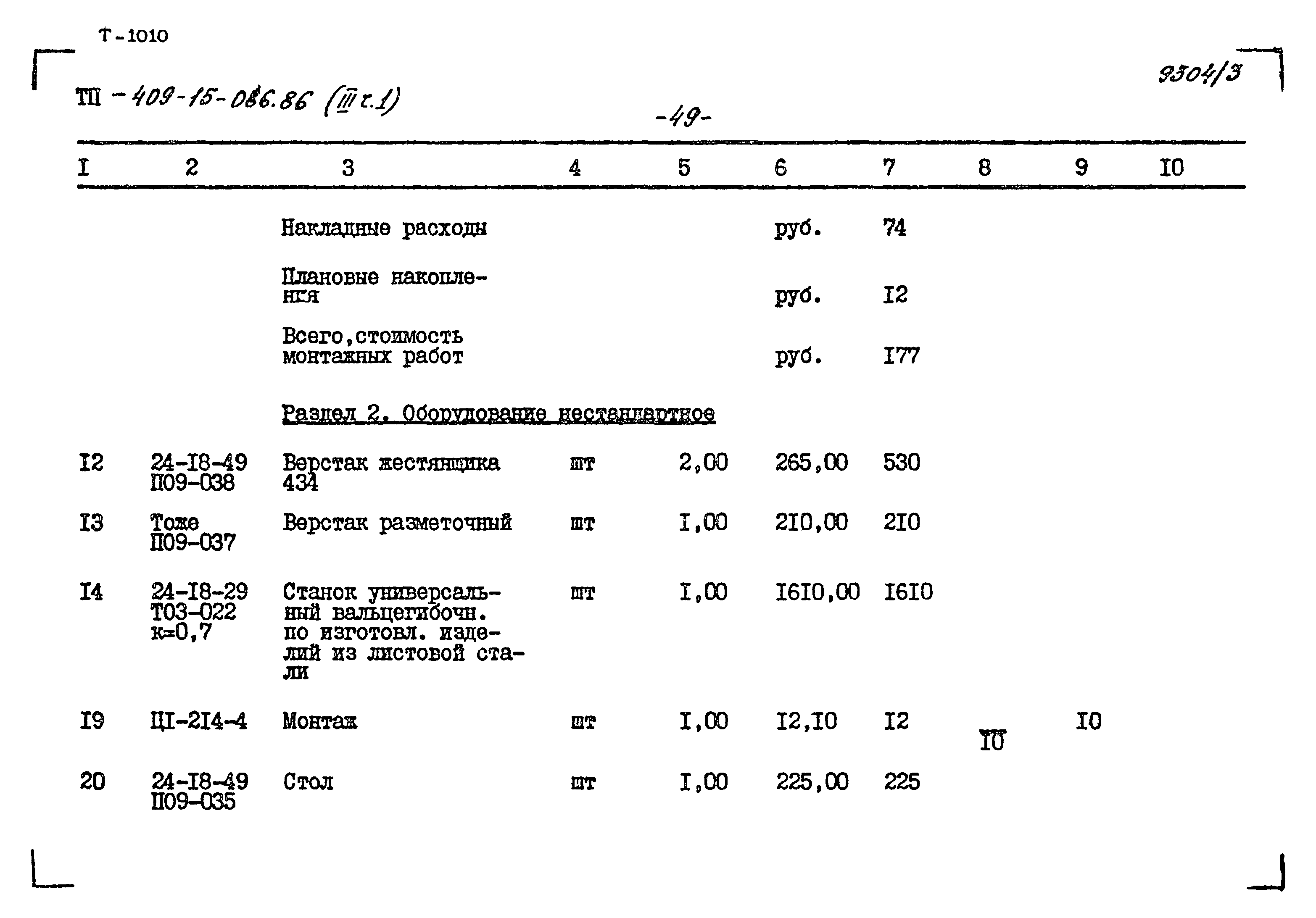 Типовой проект 409-15-086.86