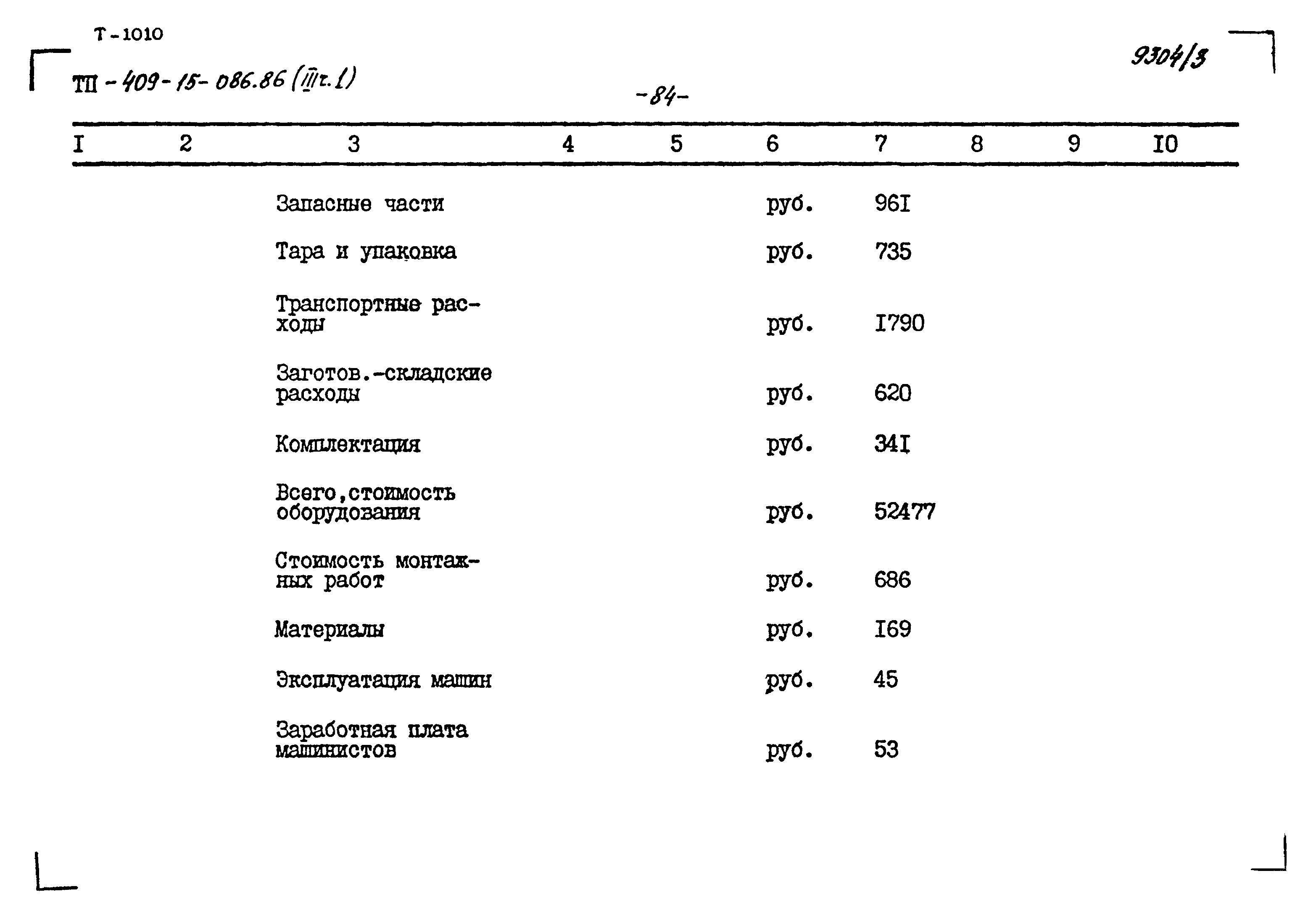 Типовой проект 409-15-086.86