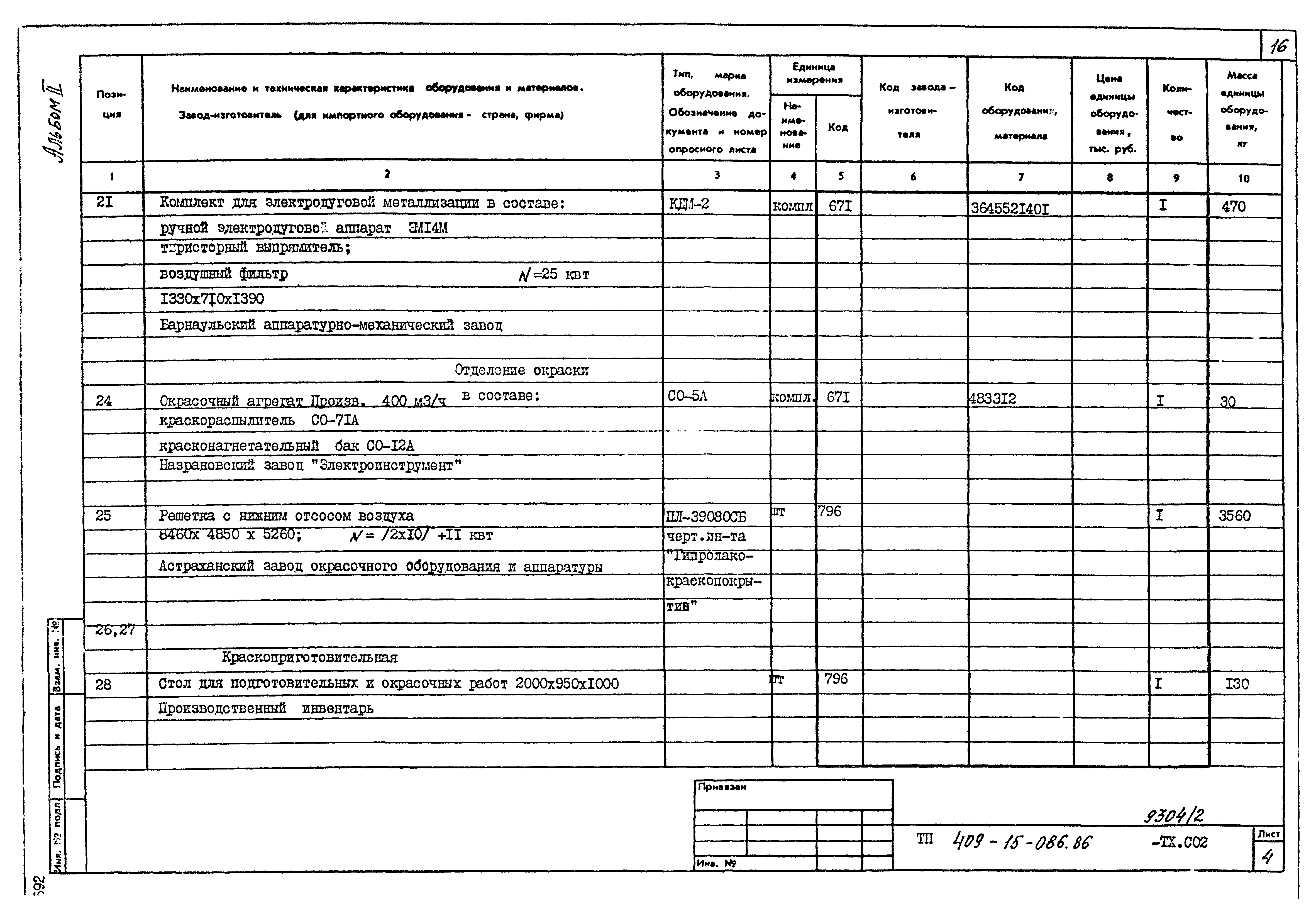 Типовой проект 409-15-086.86