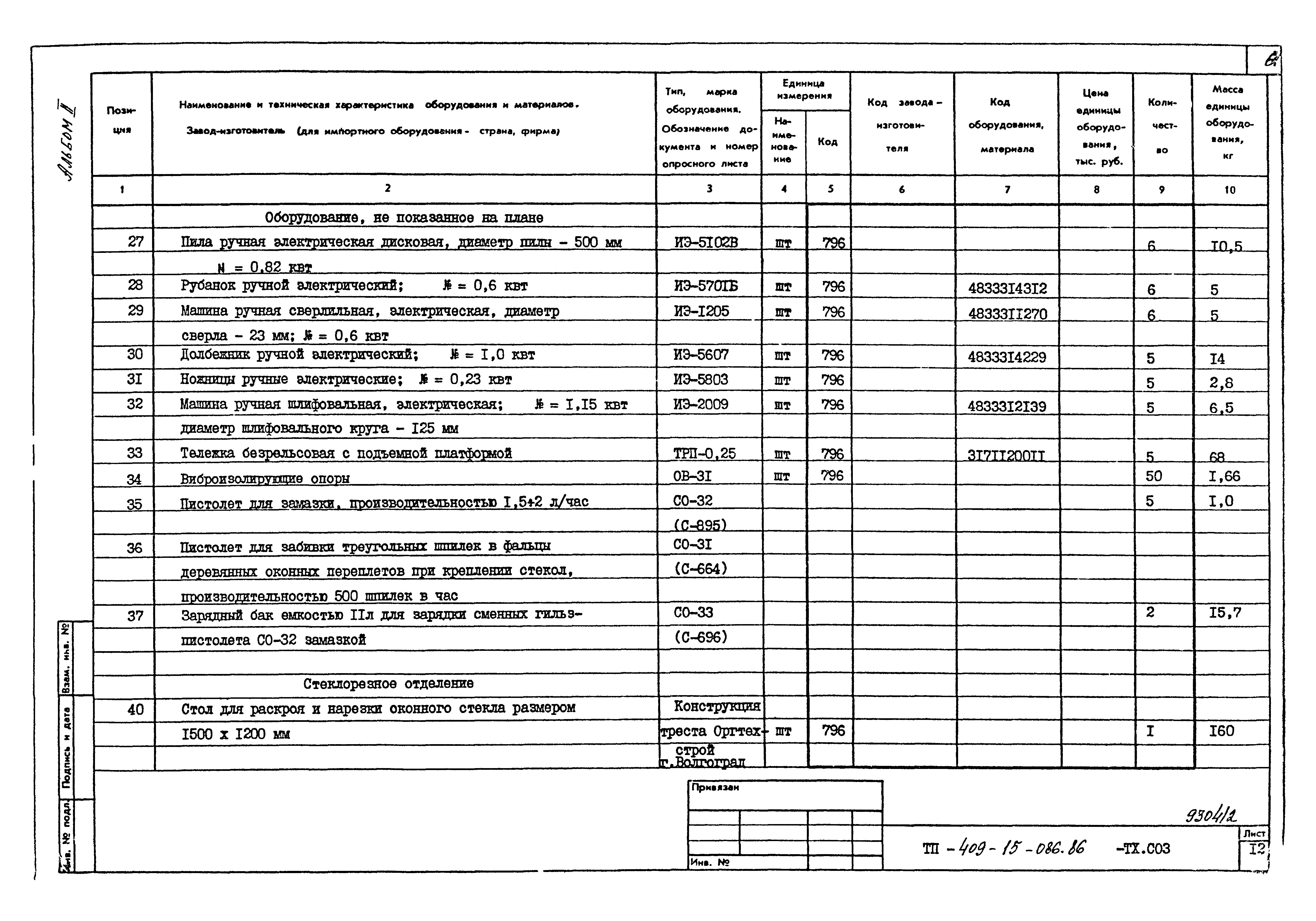 Типовой проект 409-15-086.86