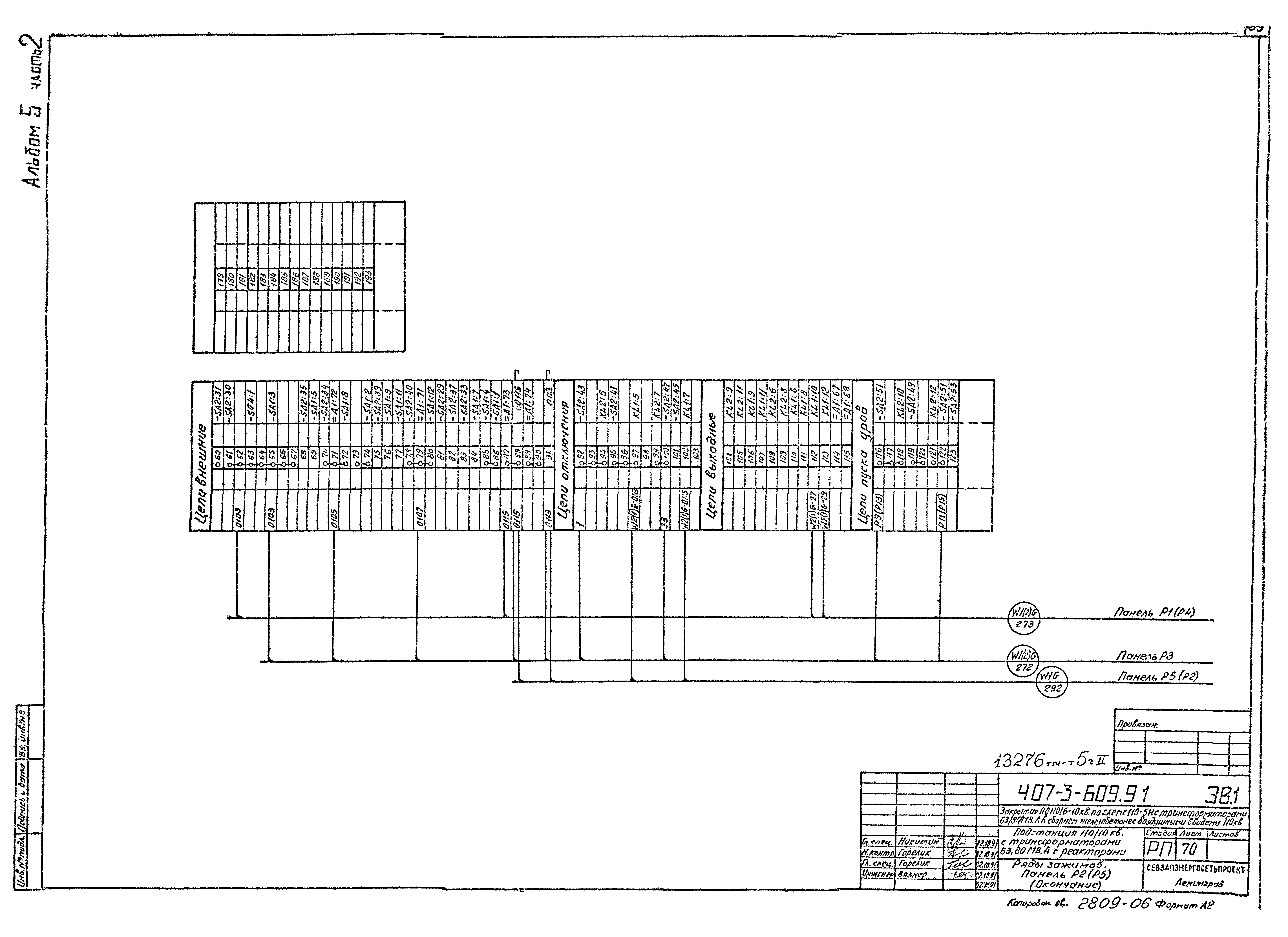 Типовой проект 407-3-609.91
