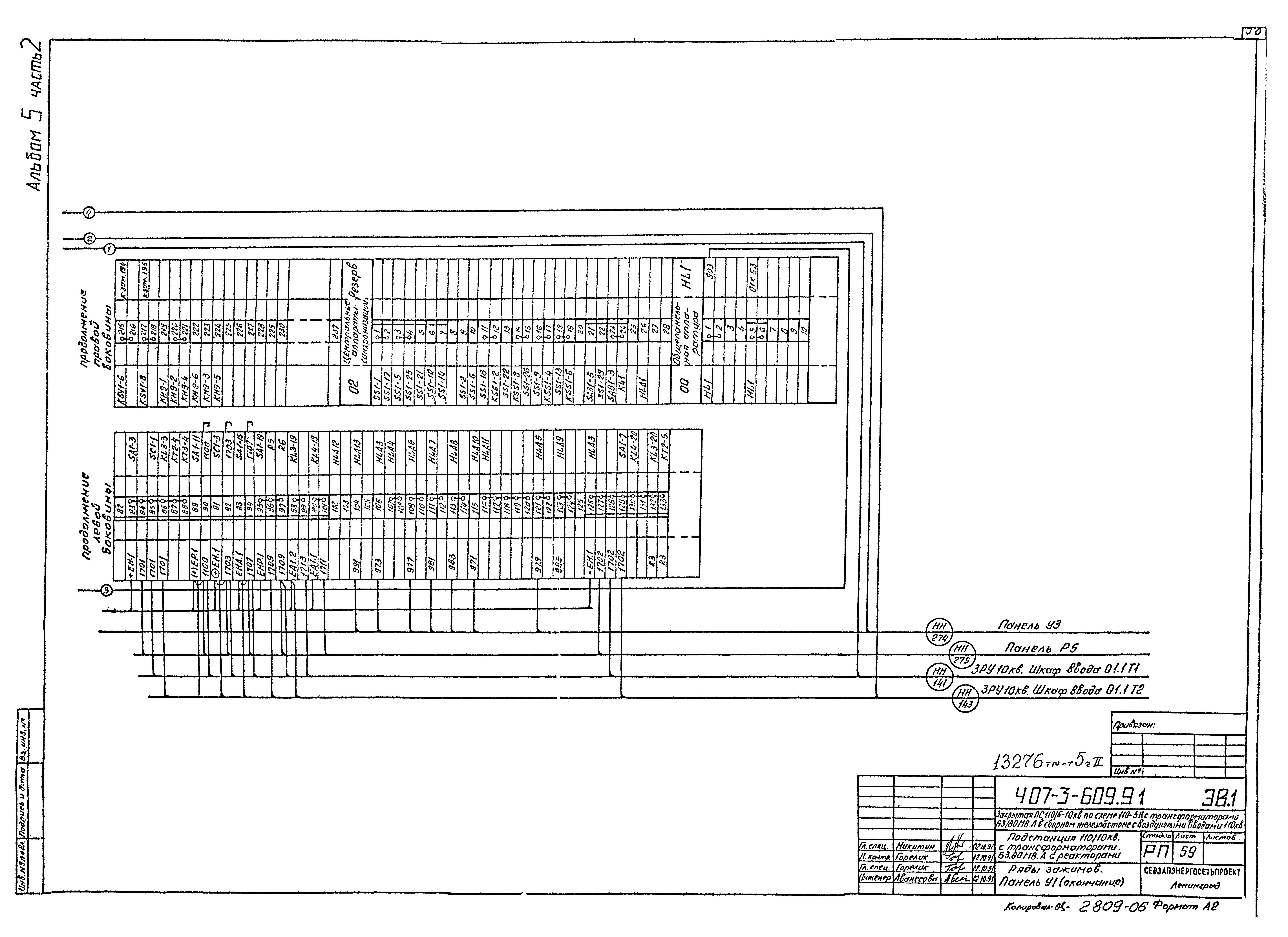 Типовой проект 407-3-609.91
