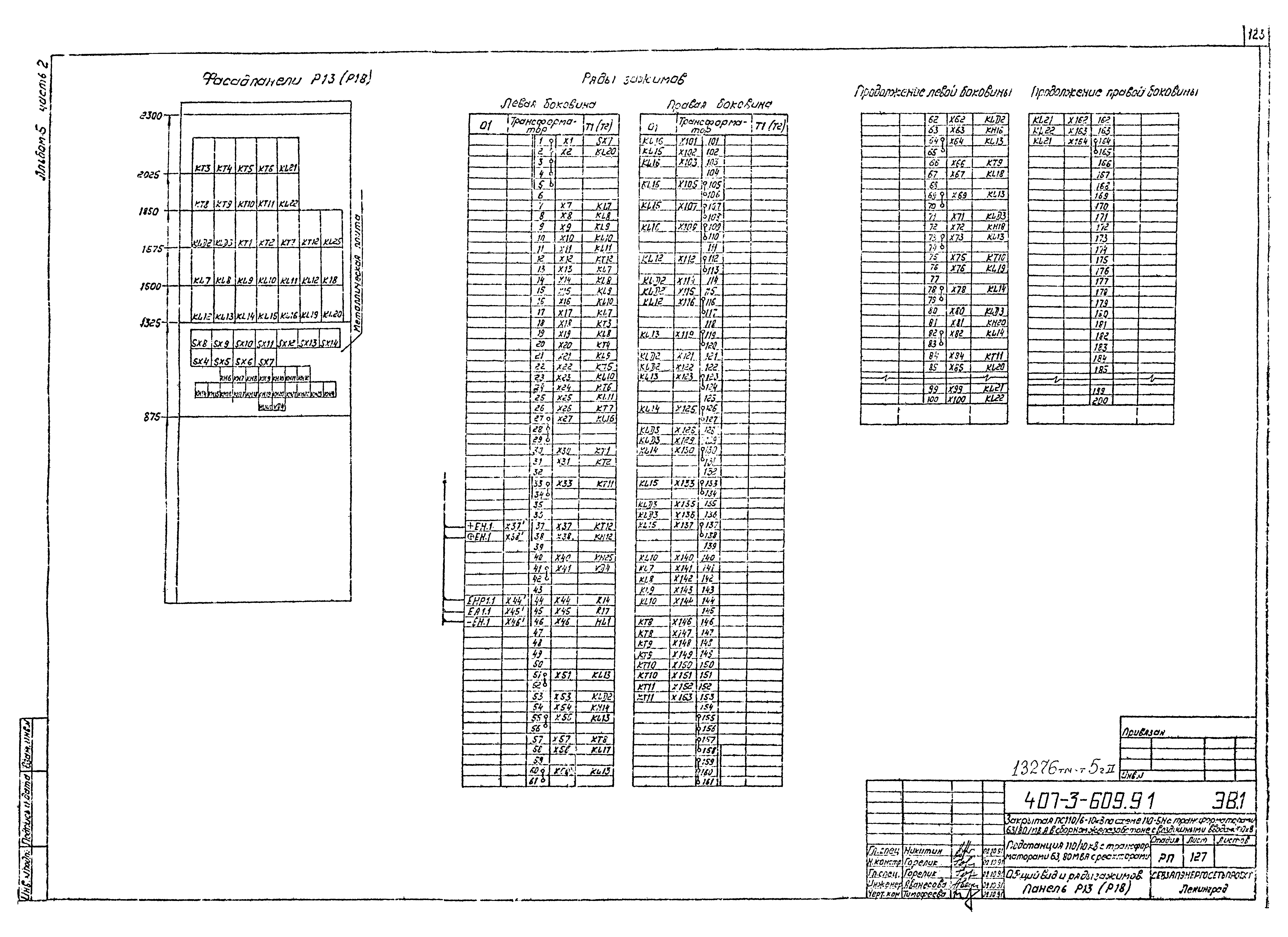 Типовой проект 407-3-609.91