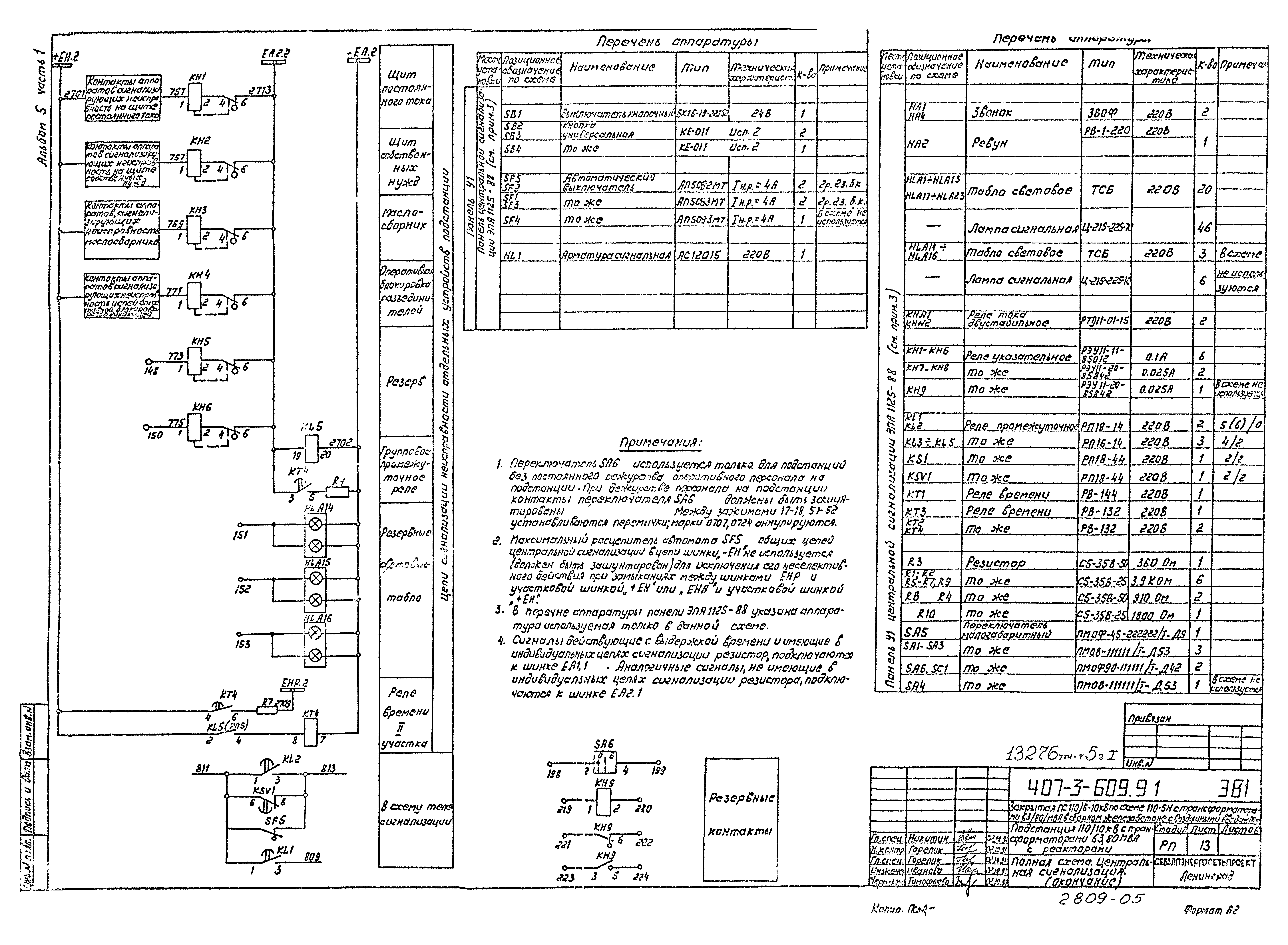 Типовой проект 407-3-609.91
