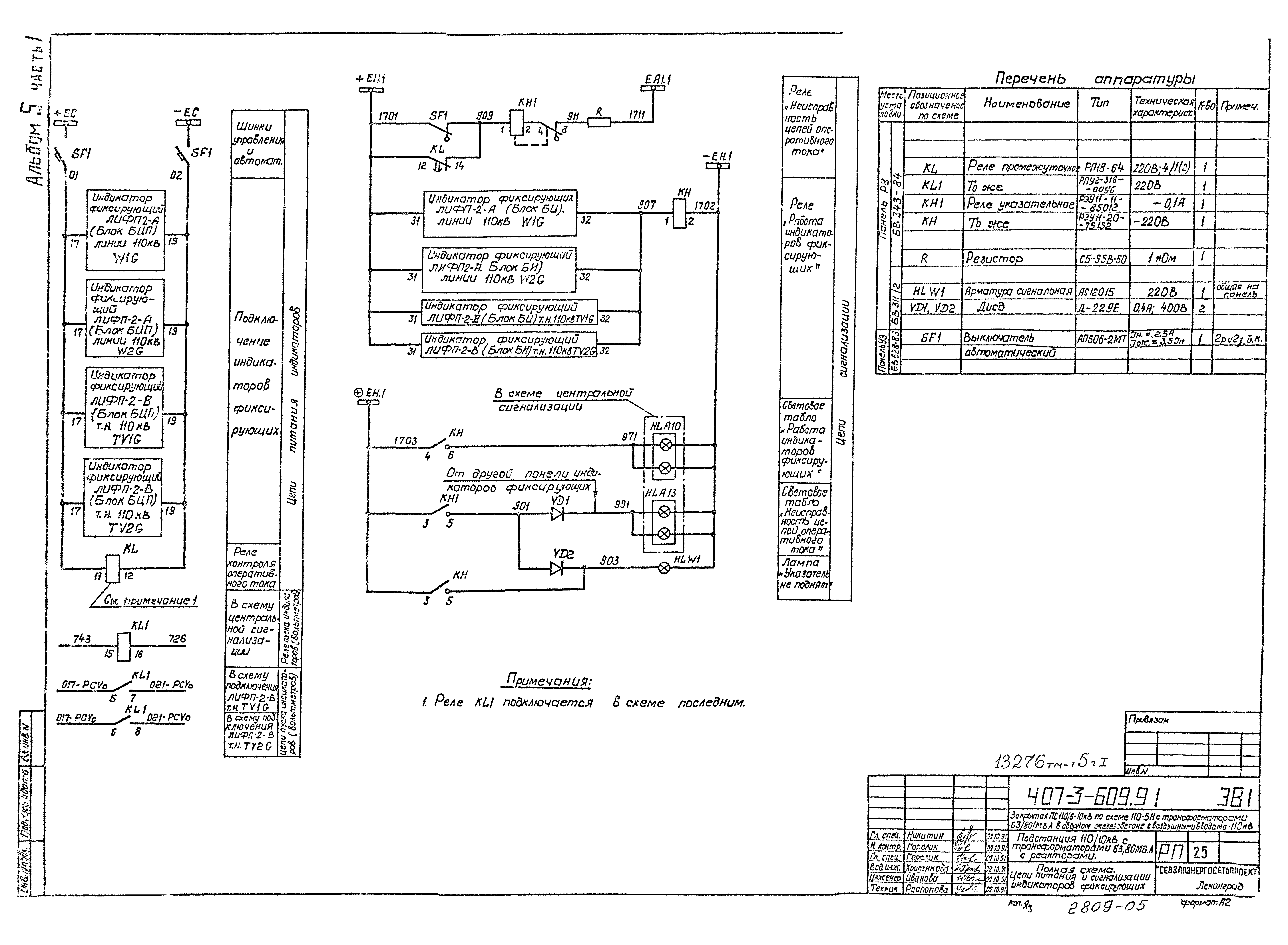 Типовой проект 407-3-609.91