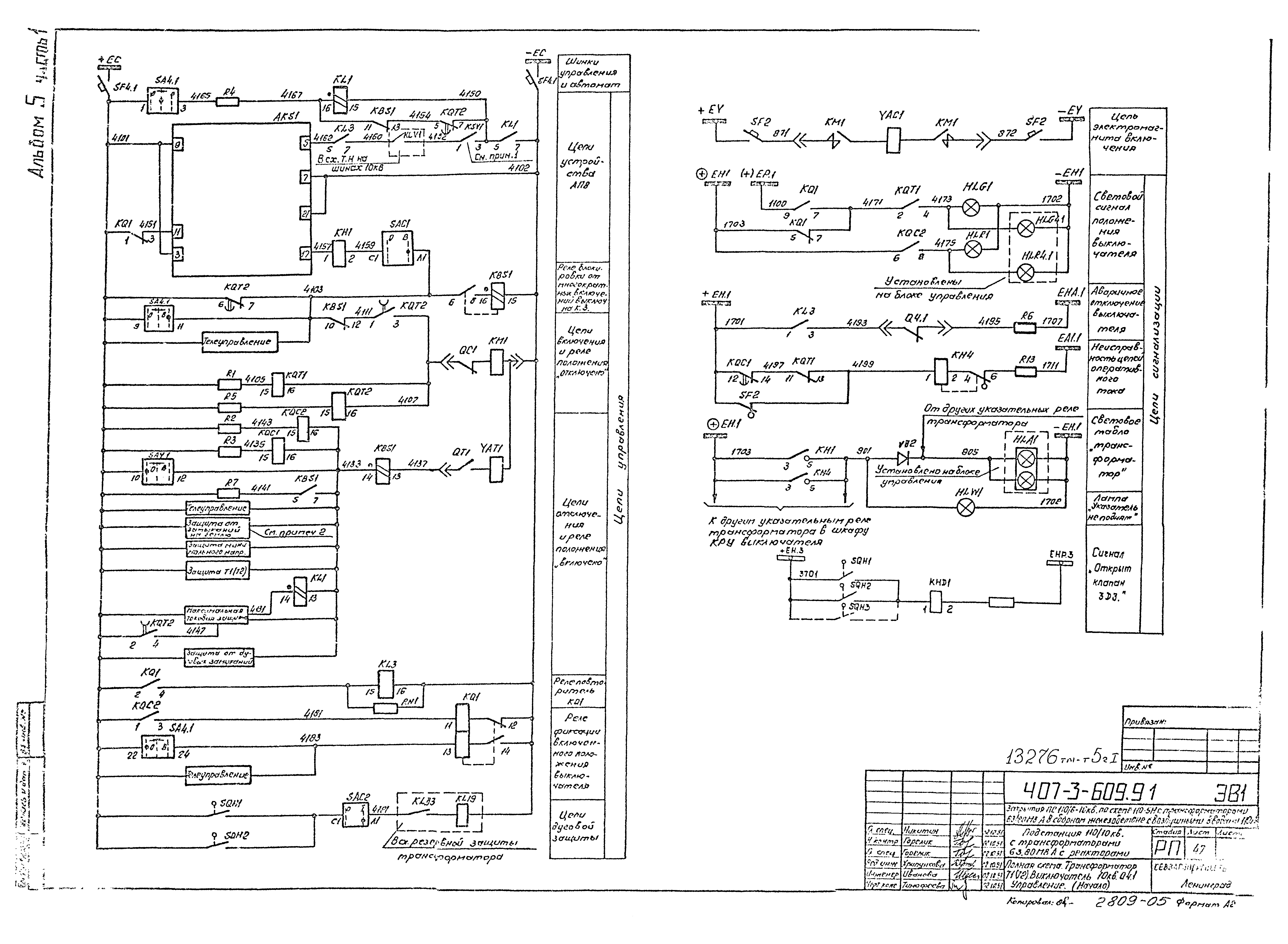 Типовой проект 407-3-609.91