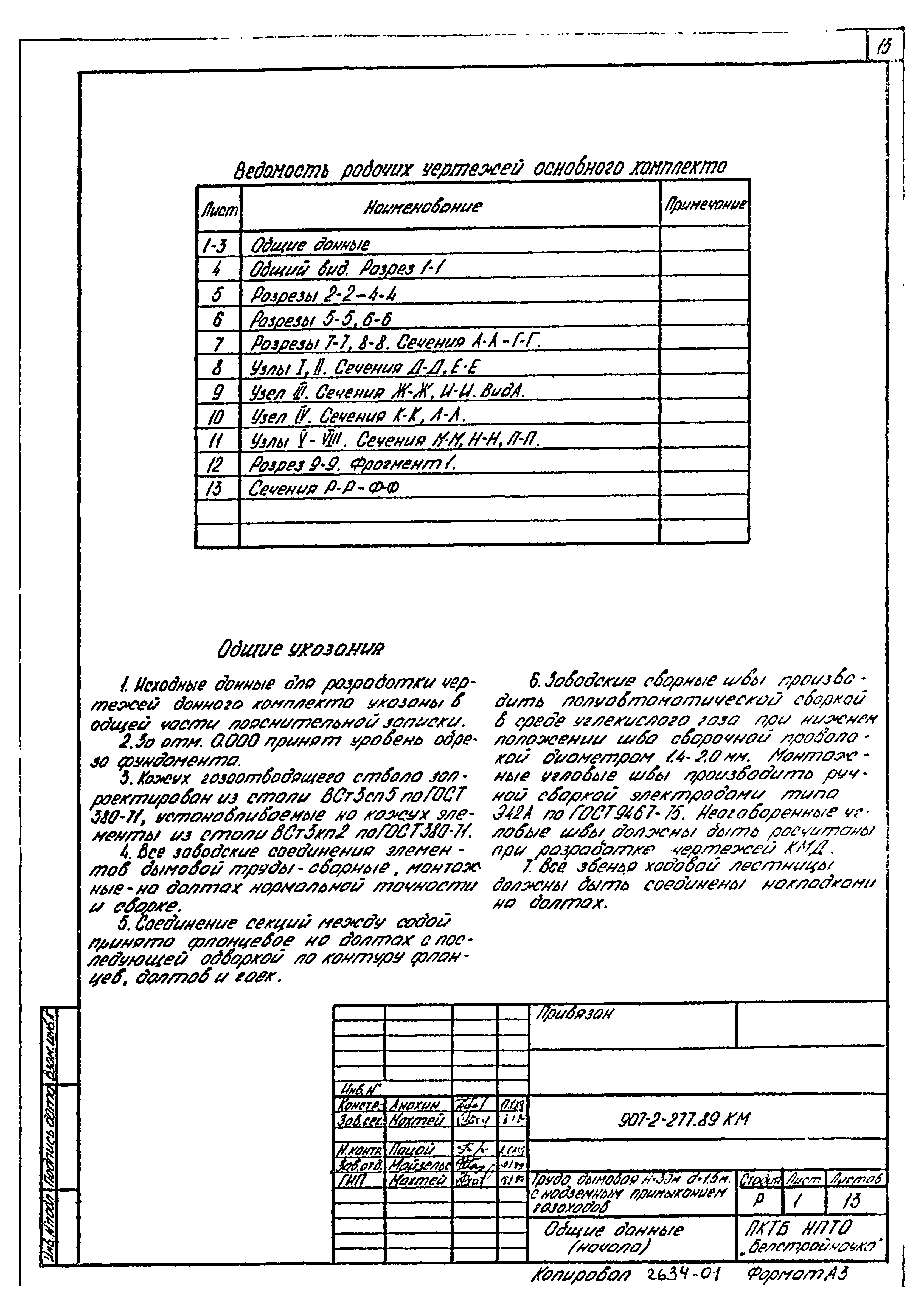 Типовой проект 907-2-277.89