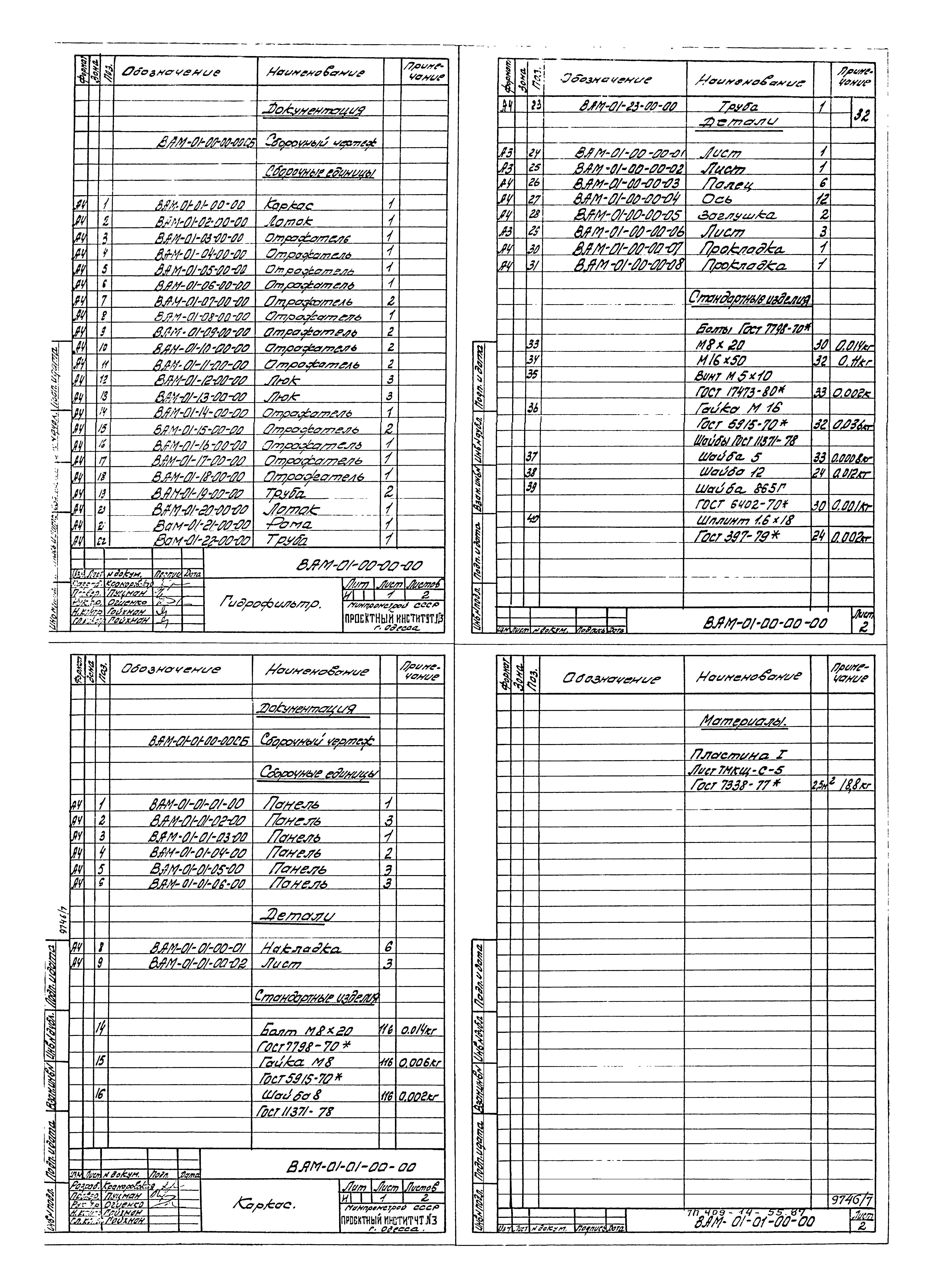 Типовой проект 409-14-55.87