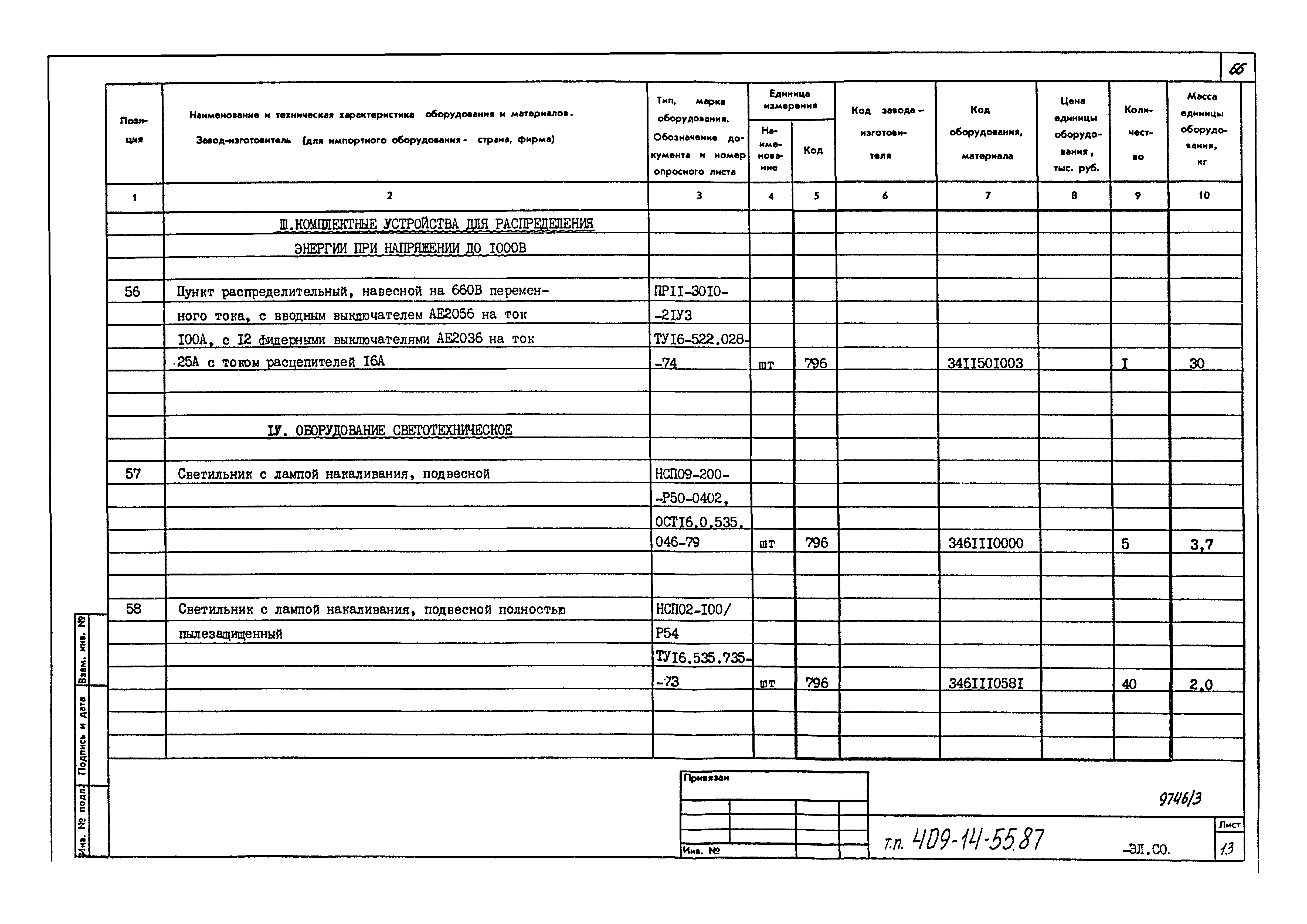 Типовой проект 409-14-55.87