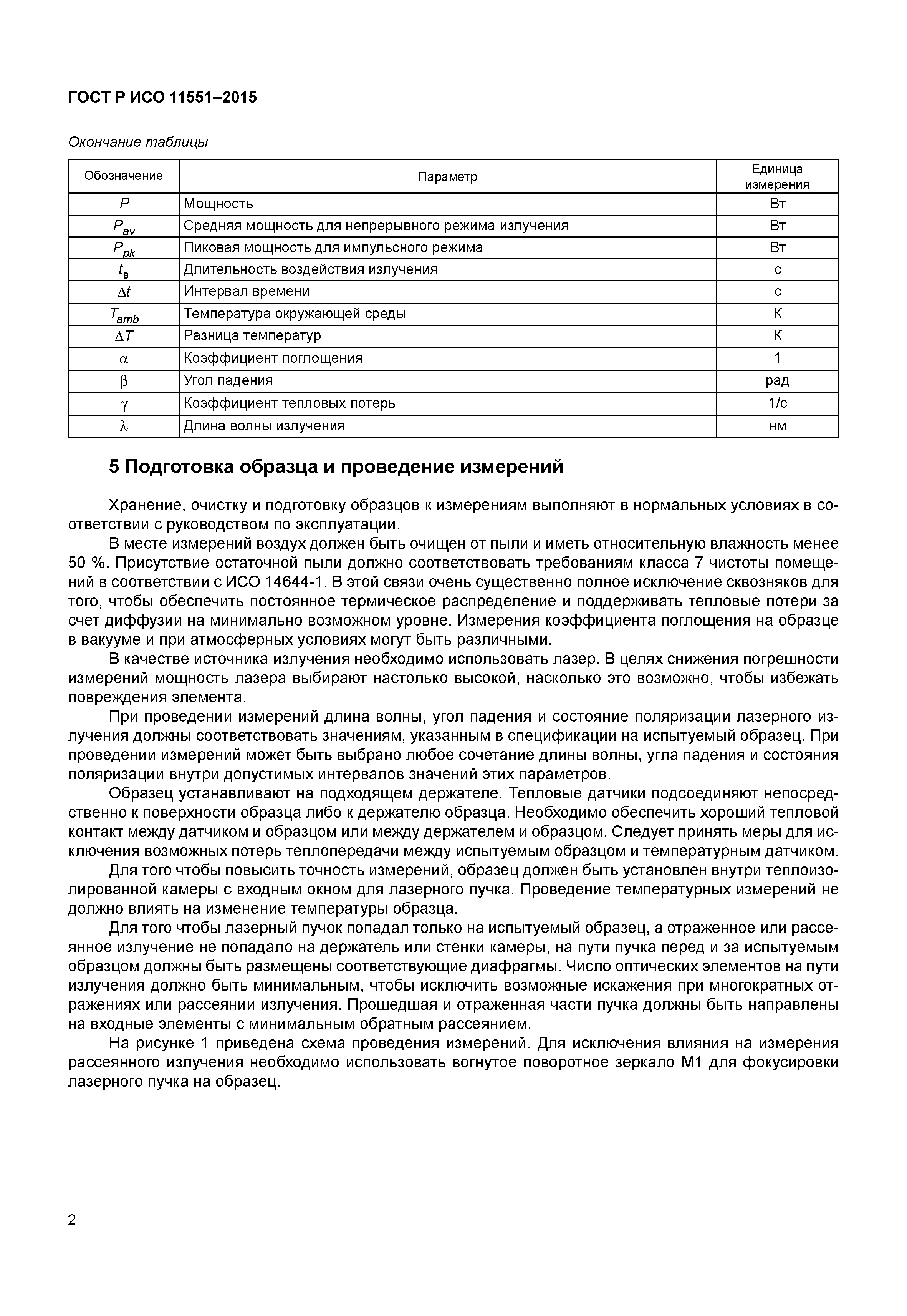 ГОСТ Р ИСО 11551-2015