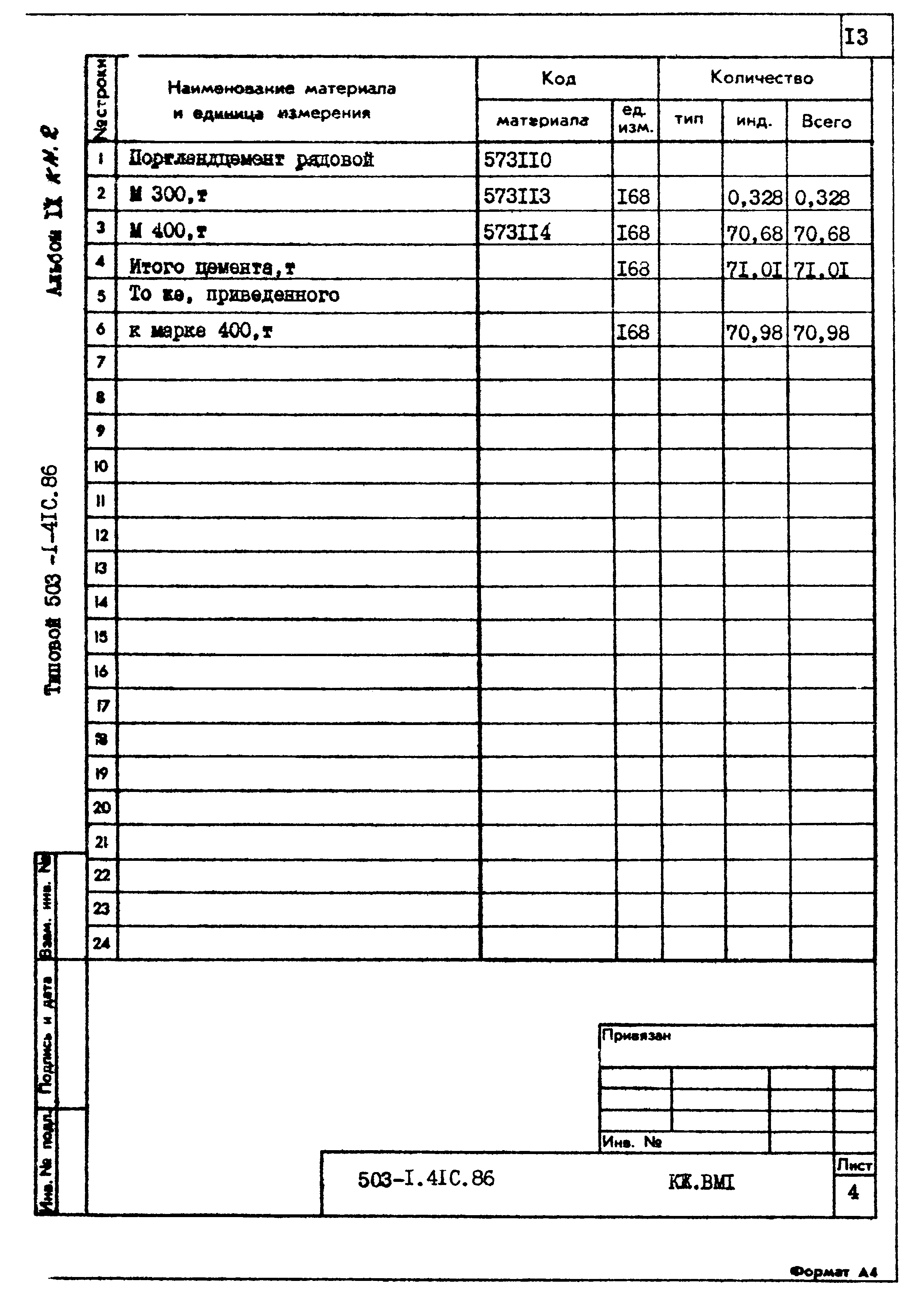 Типовой проект 503-1-41с.86
