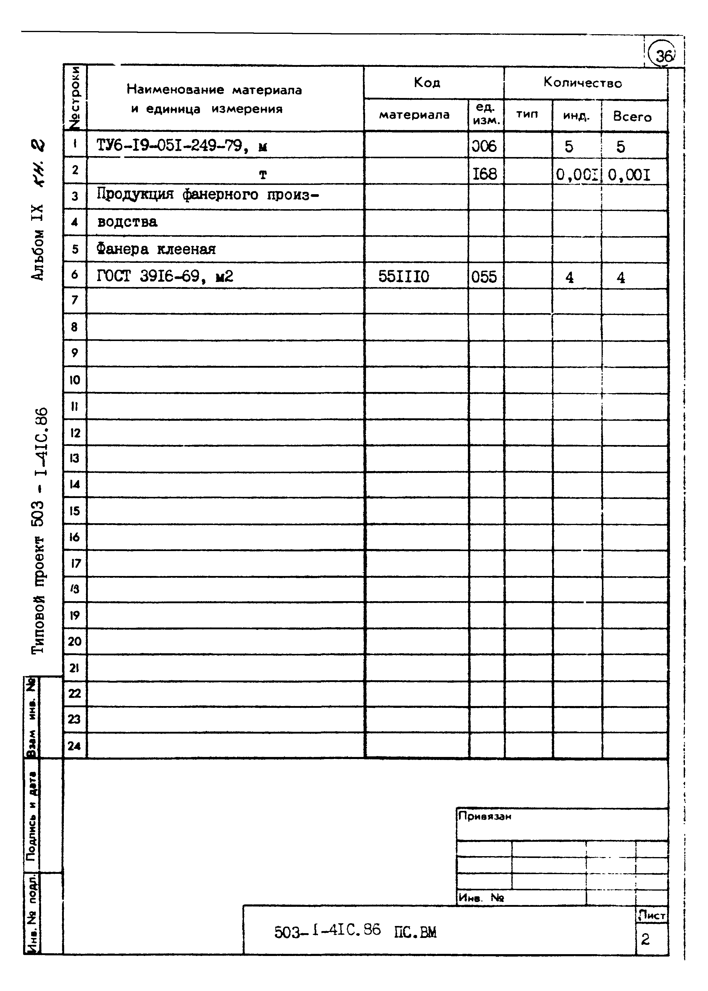 Типовой проект 503-1-41с.86
