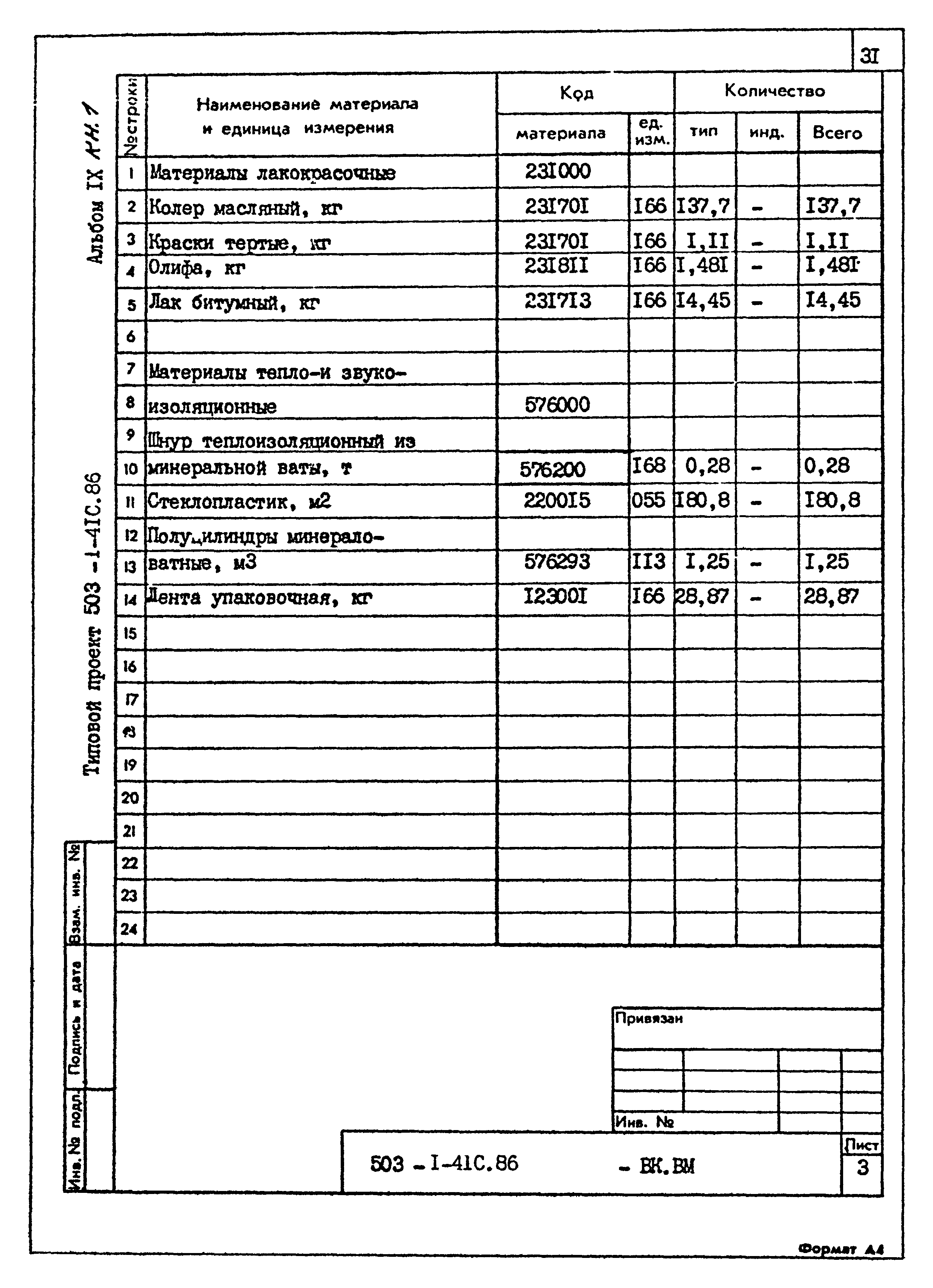 Типовой проект 503-1-41с.86