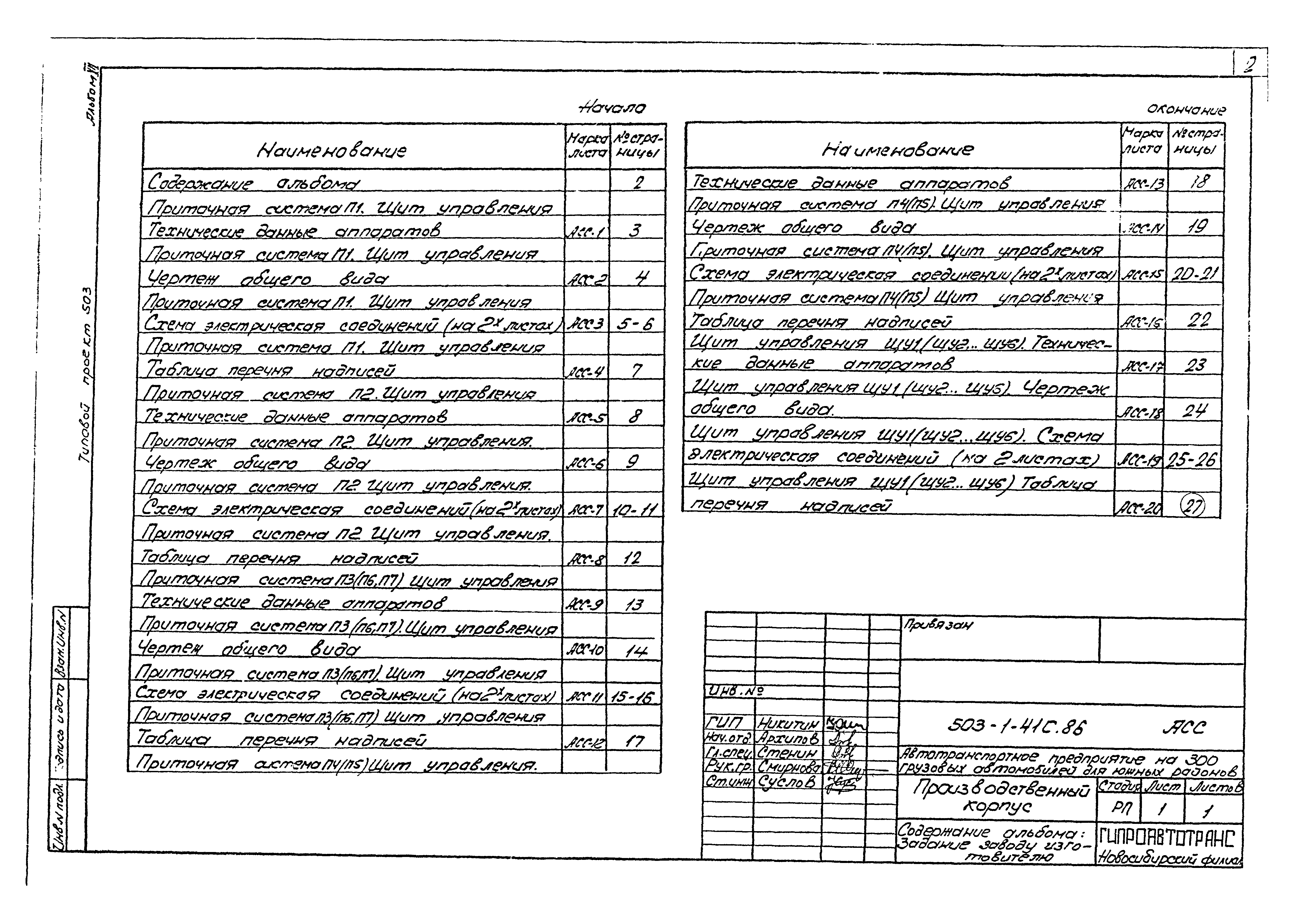 Типовой проект 503-1-41с.86