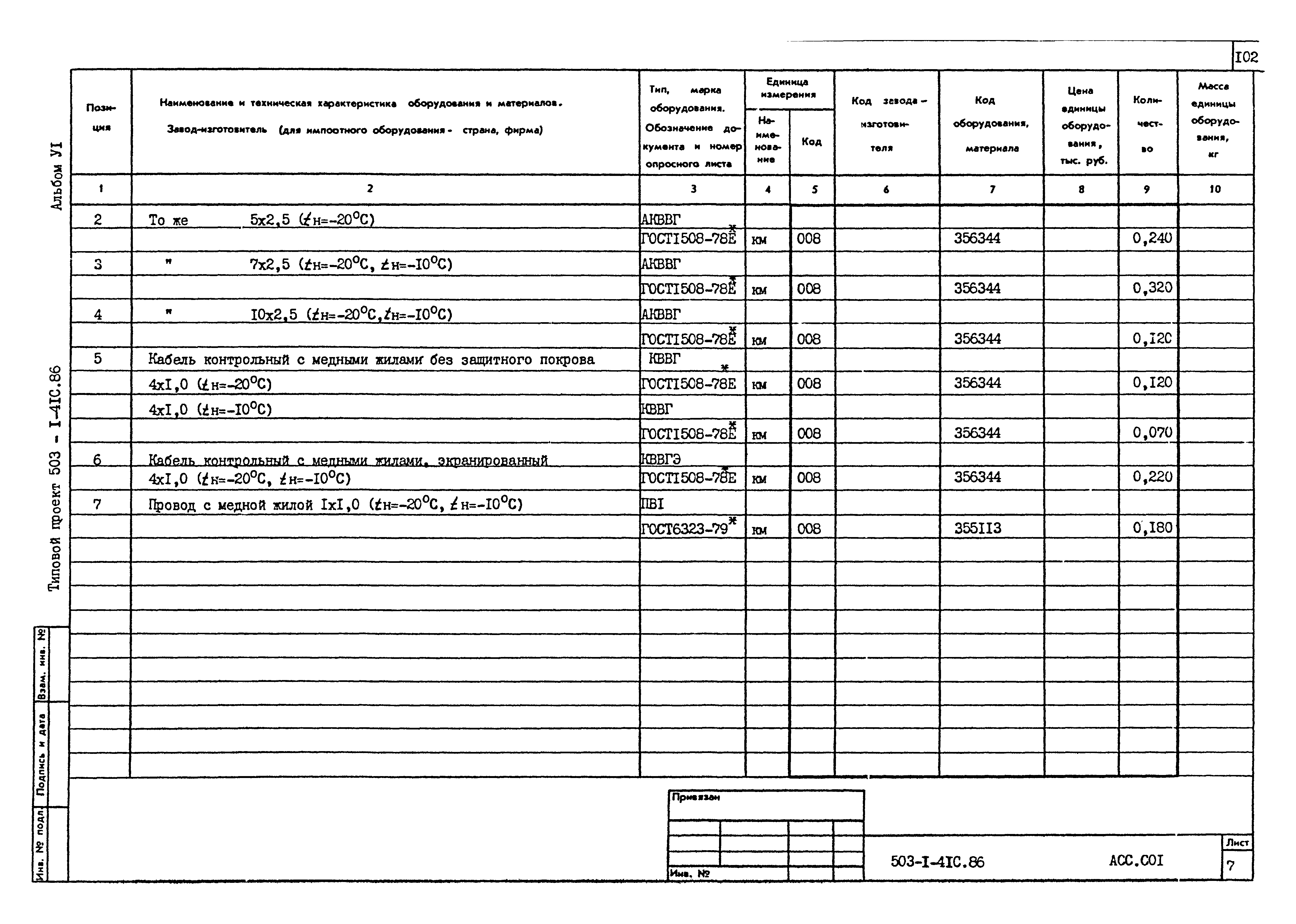 Типовой проект 503-1-41с.86