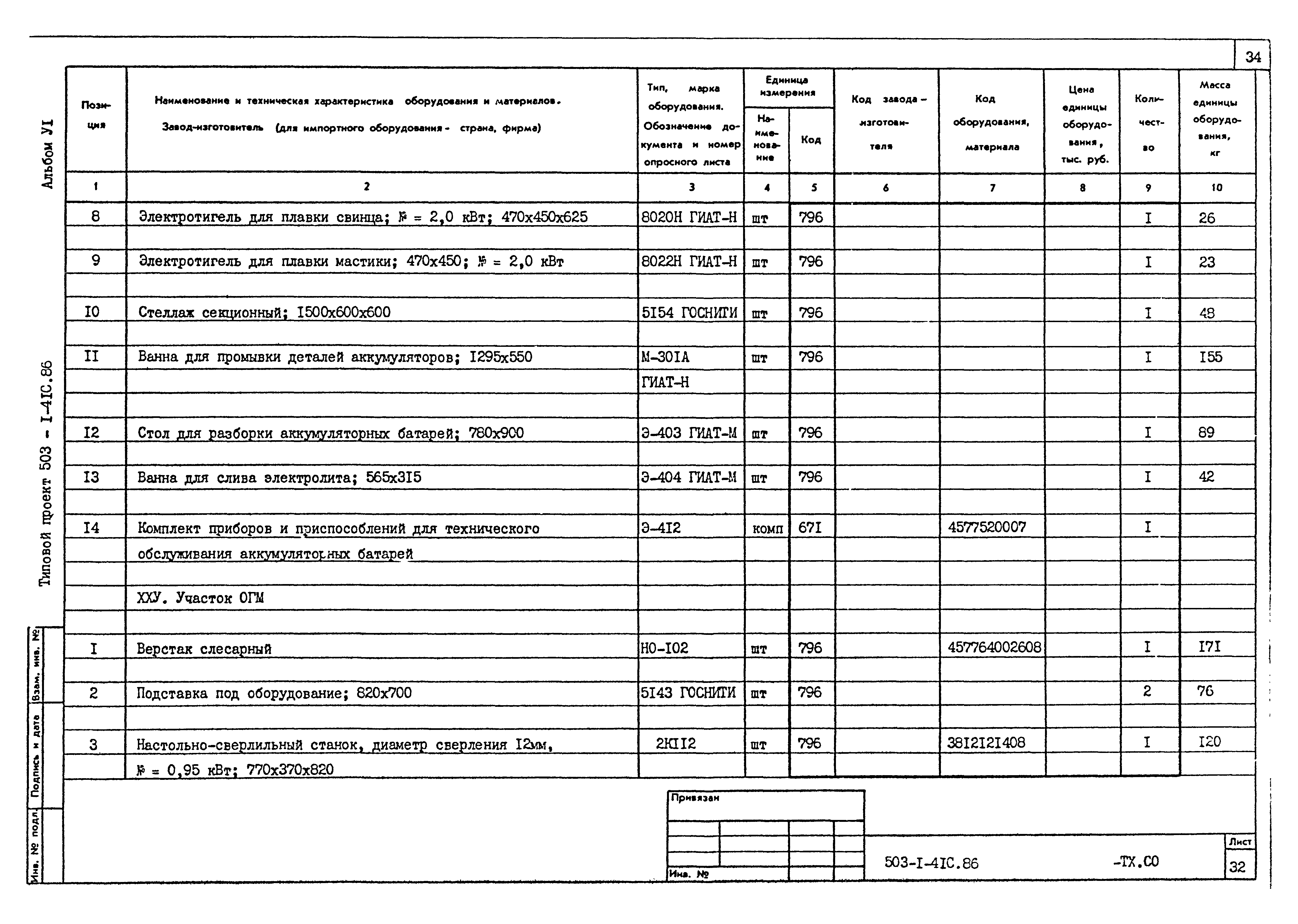 Типовой проект 503-1-41с.86
