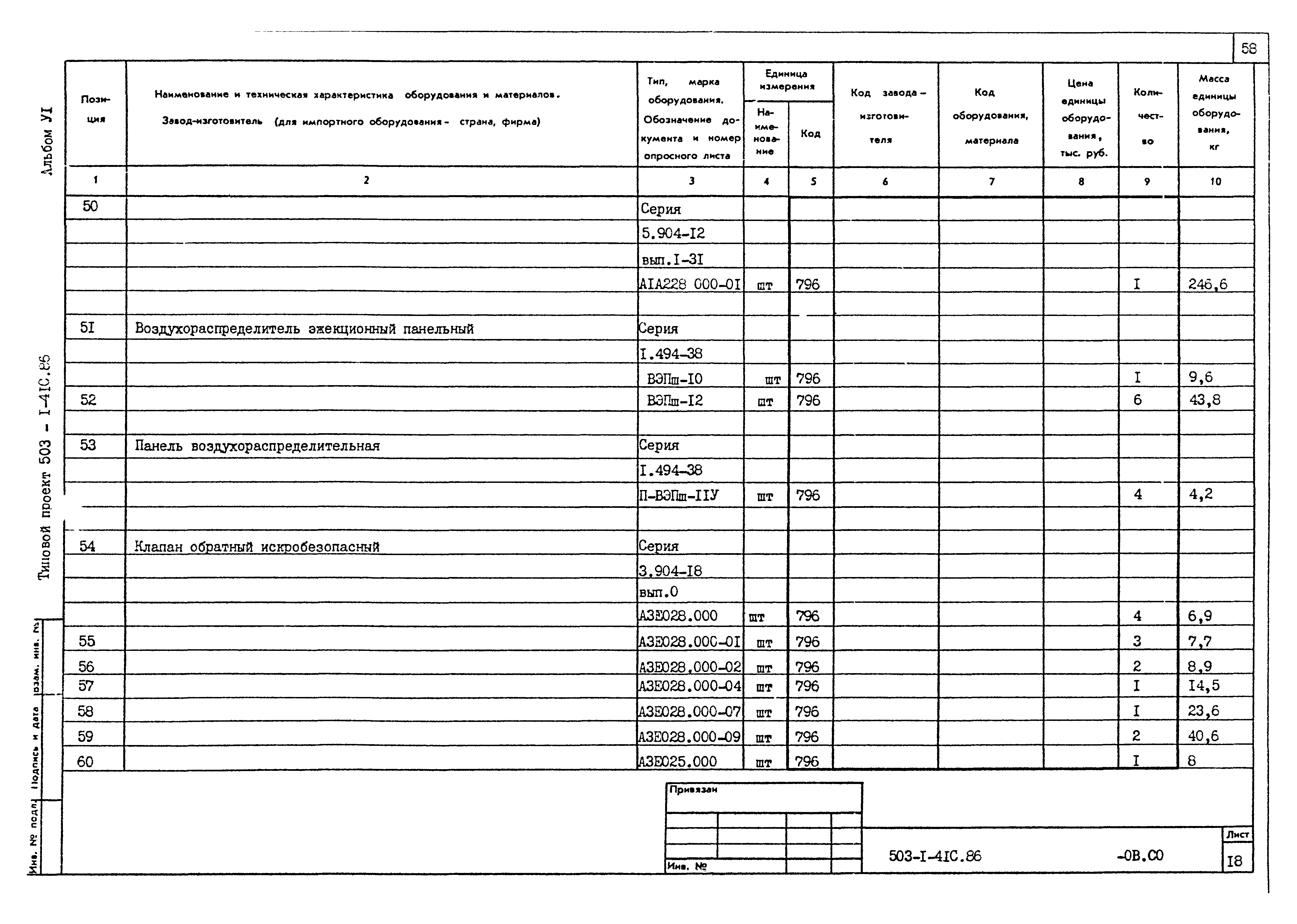 Типовой проект 503-1-41с.86