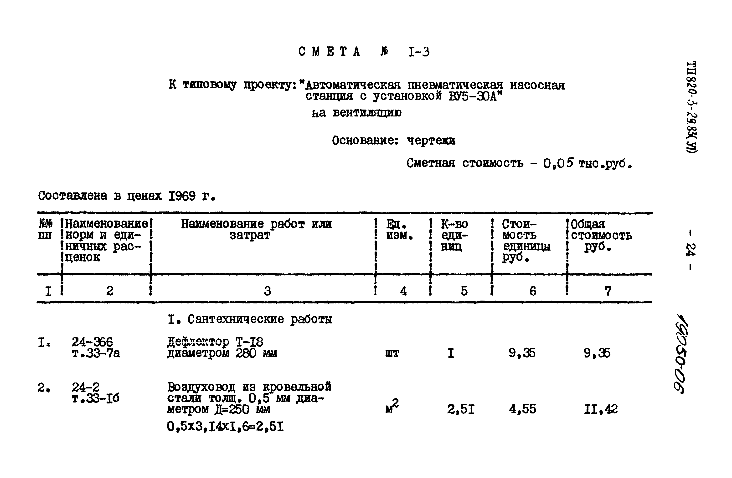 Типовой проект 820-3-29.83