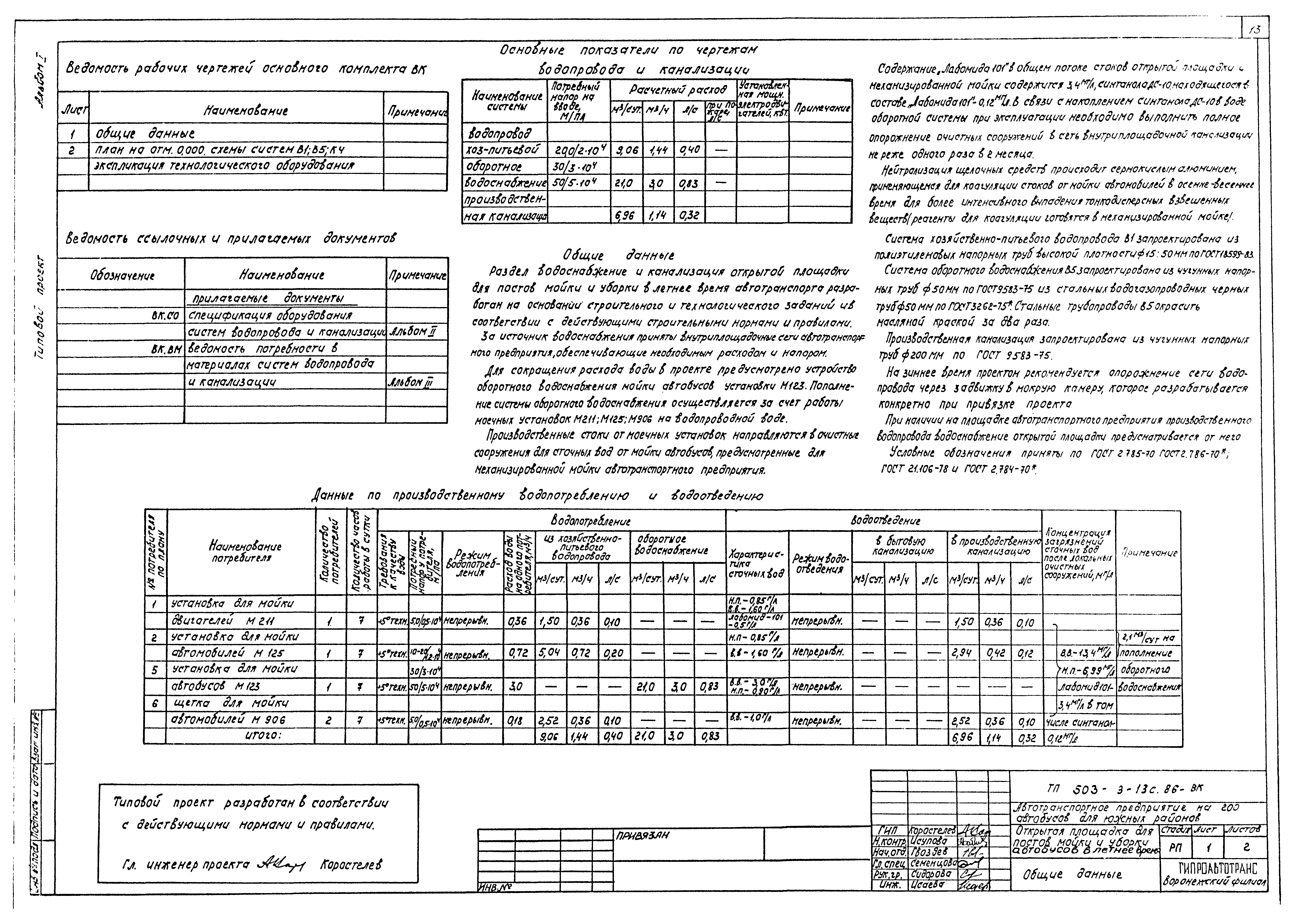 Типовой проект 503-3-13с.86