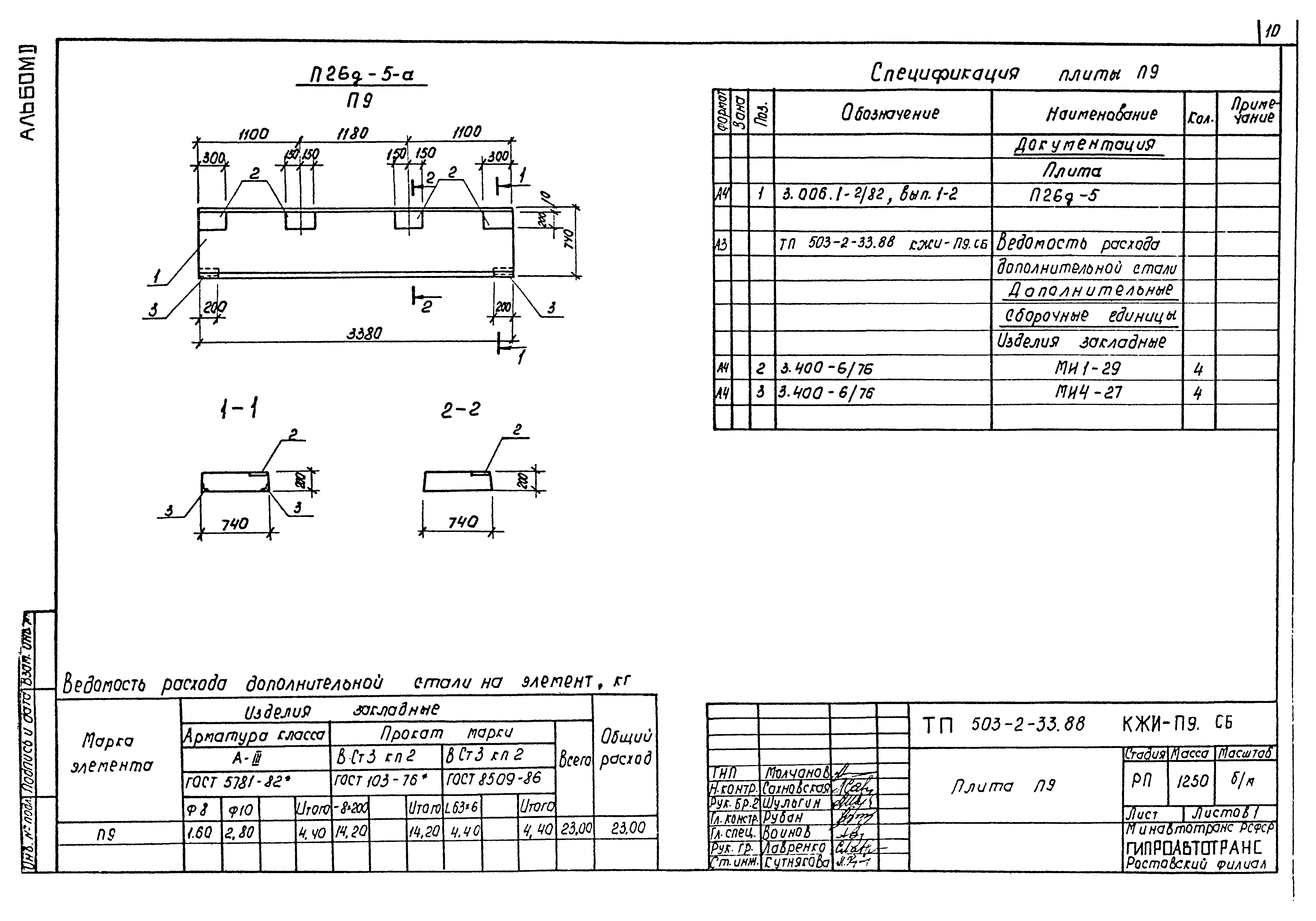 Типовой проект 503-2-33.88