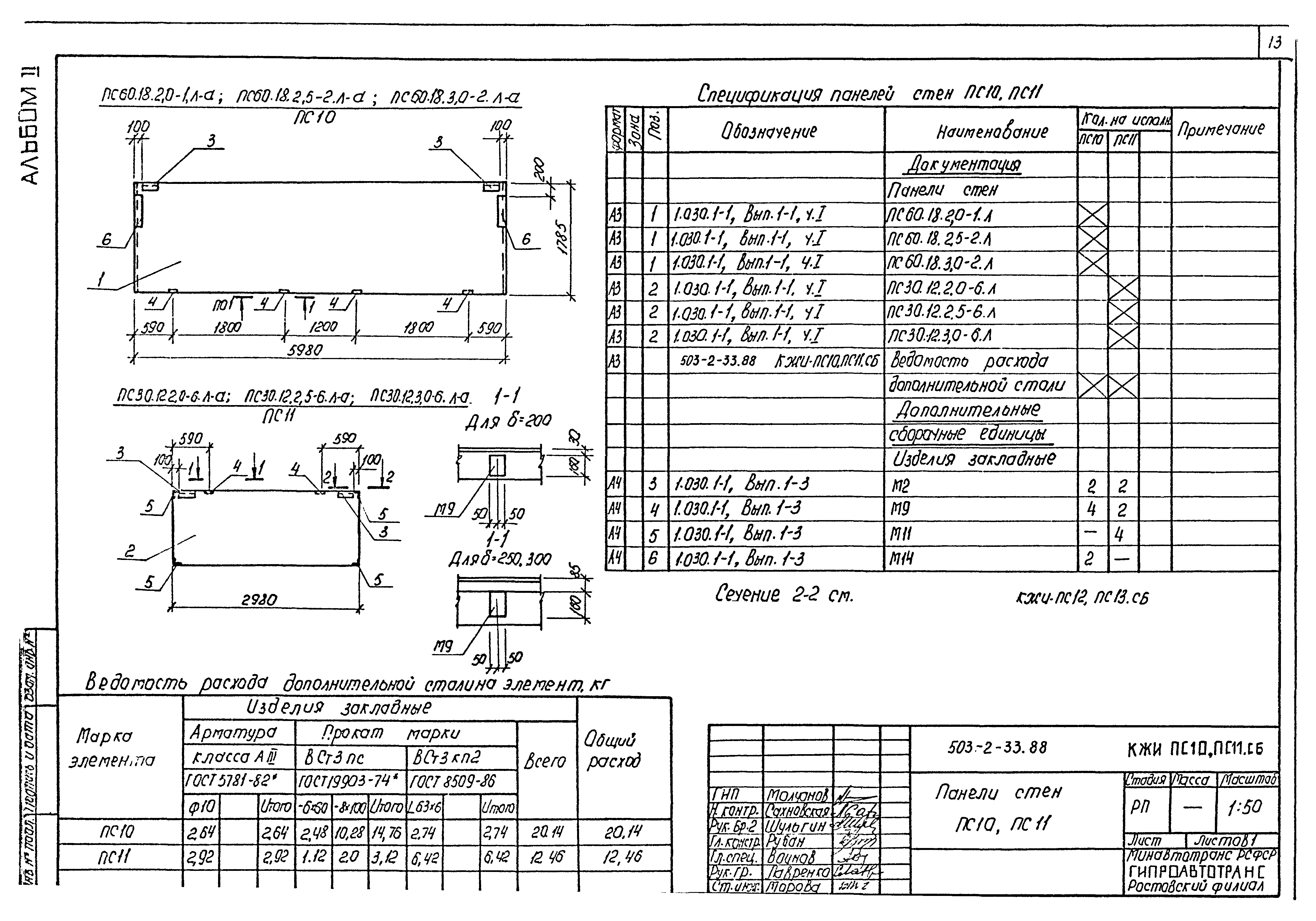 Типовой проект 503-2-33.88