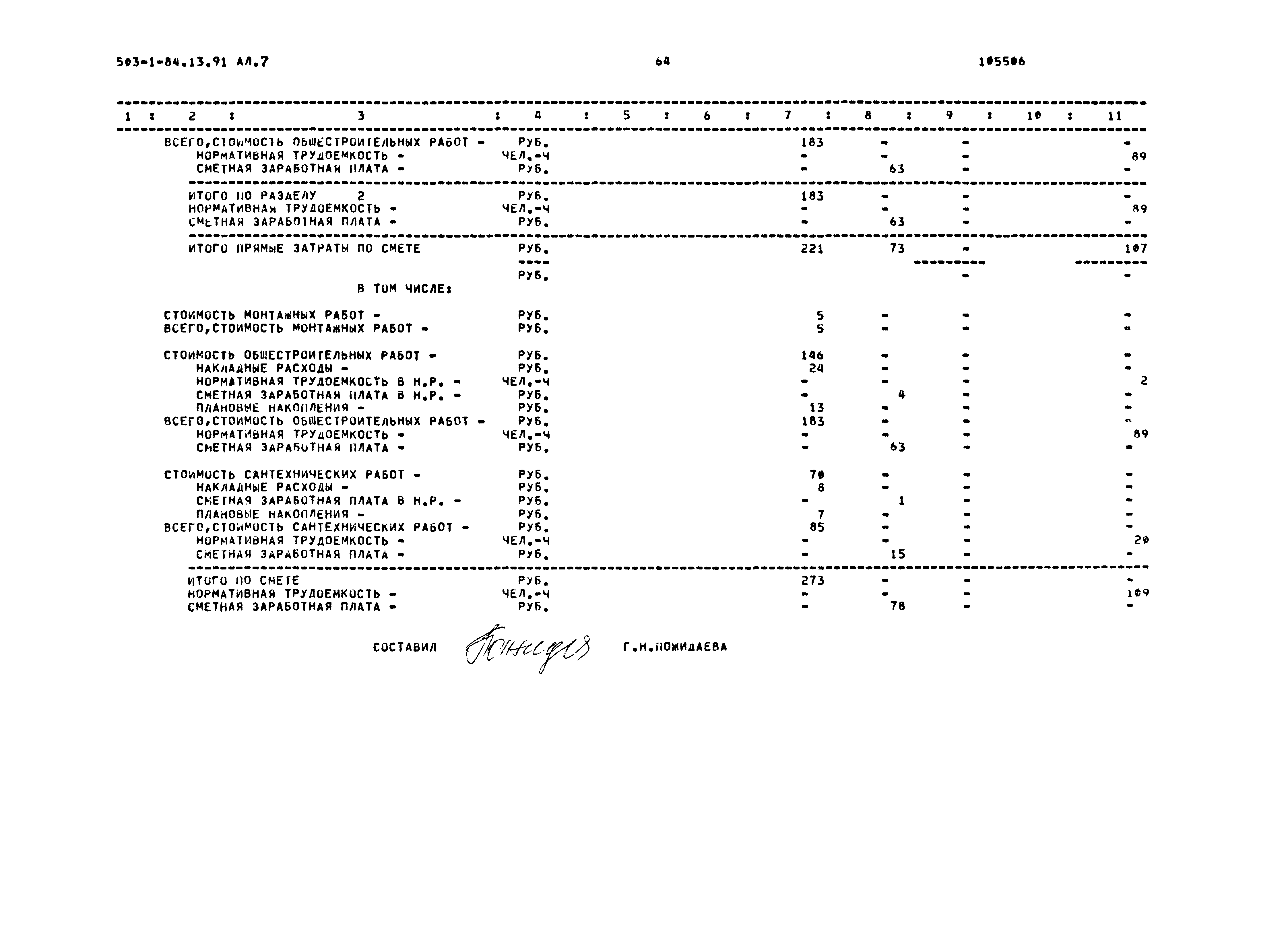 Типовой проект 503-1-84.13.91