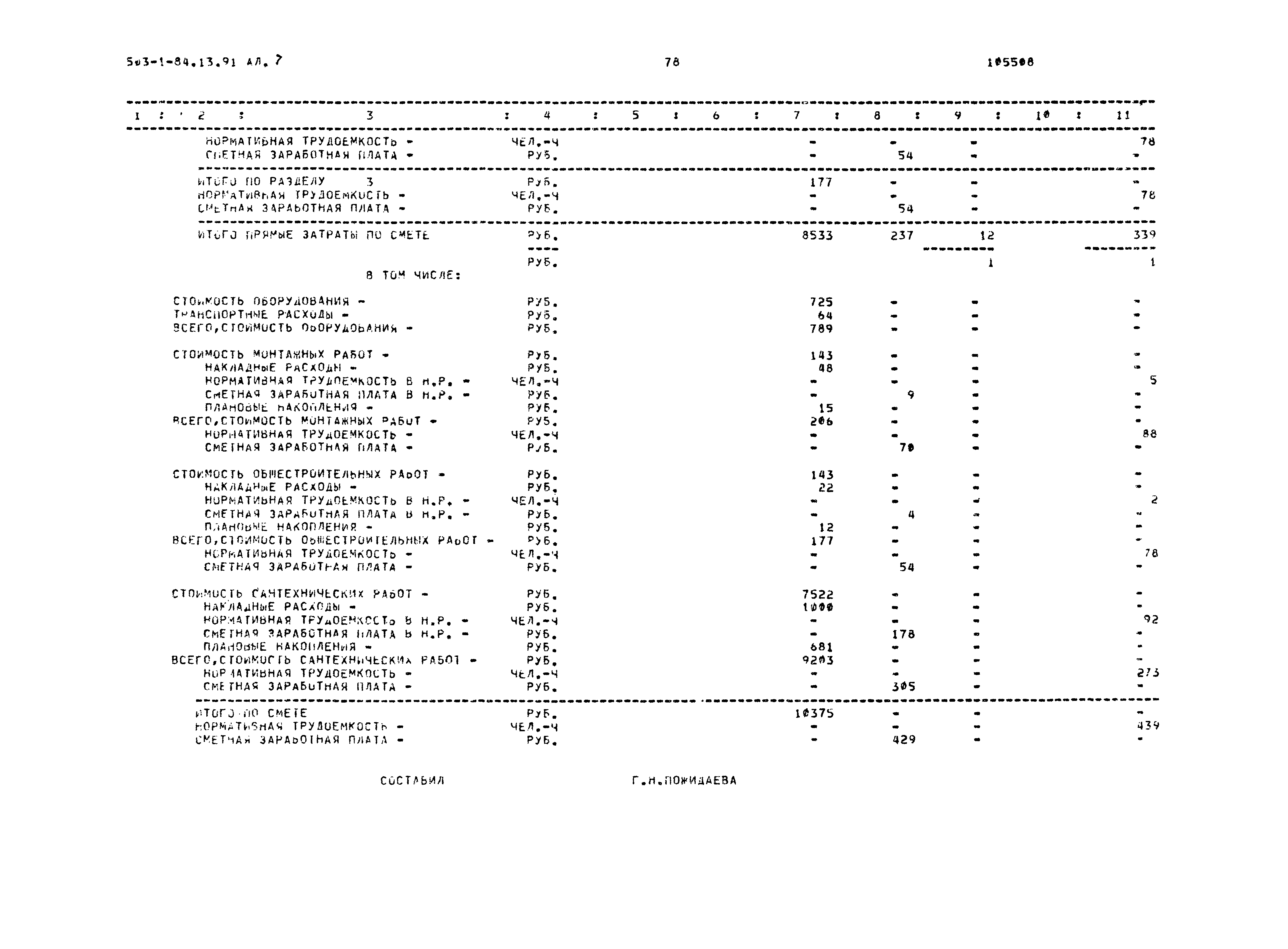 Типовой проект 503-1-84.13.91