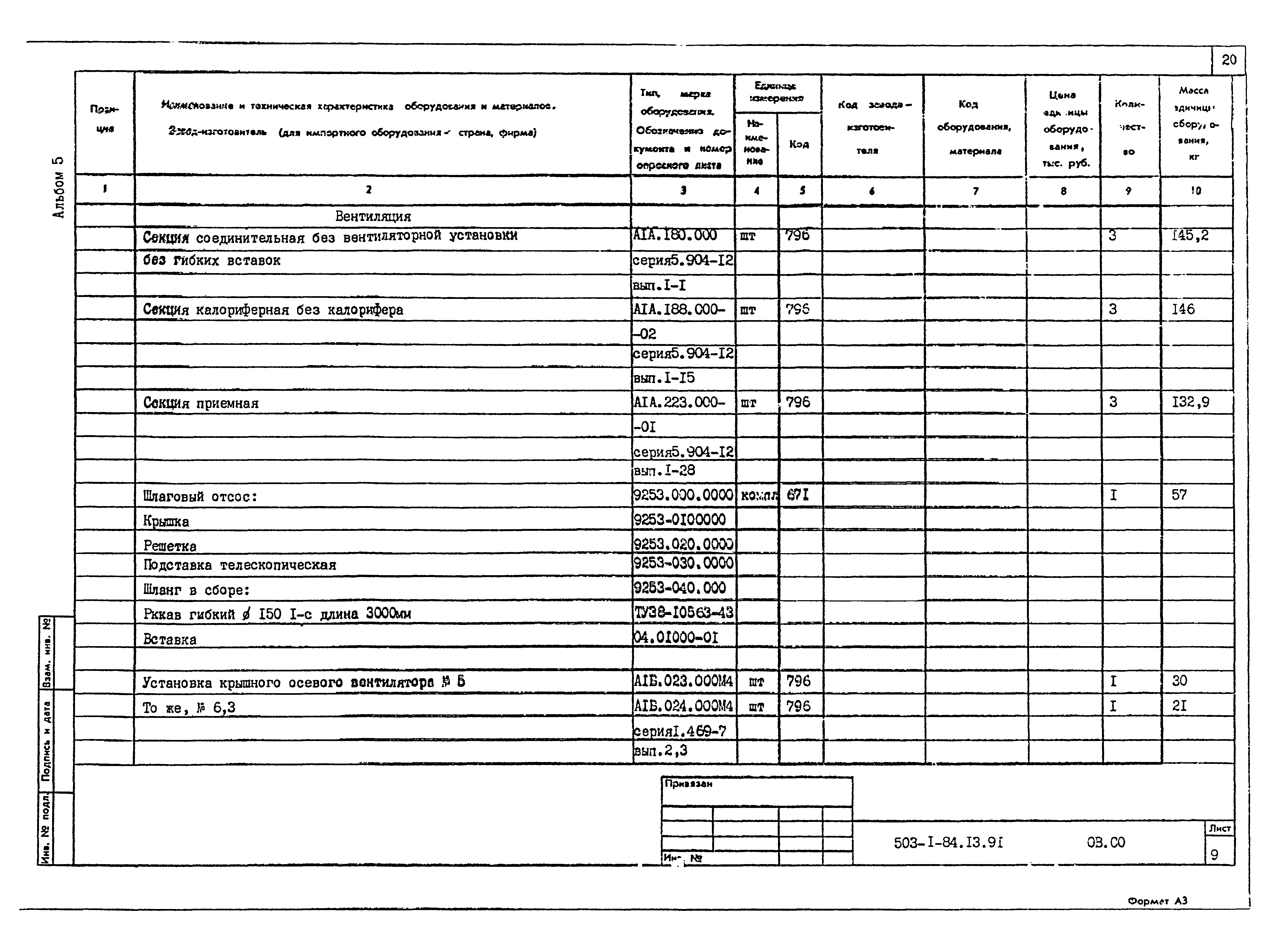 Типовой проект 503-1-84.13.91