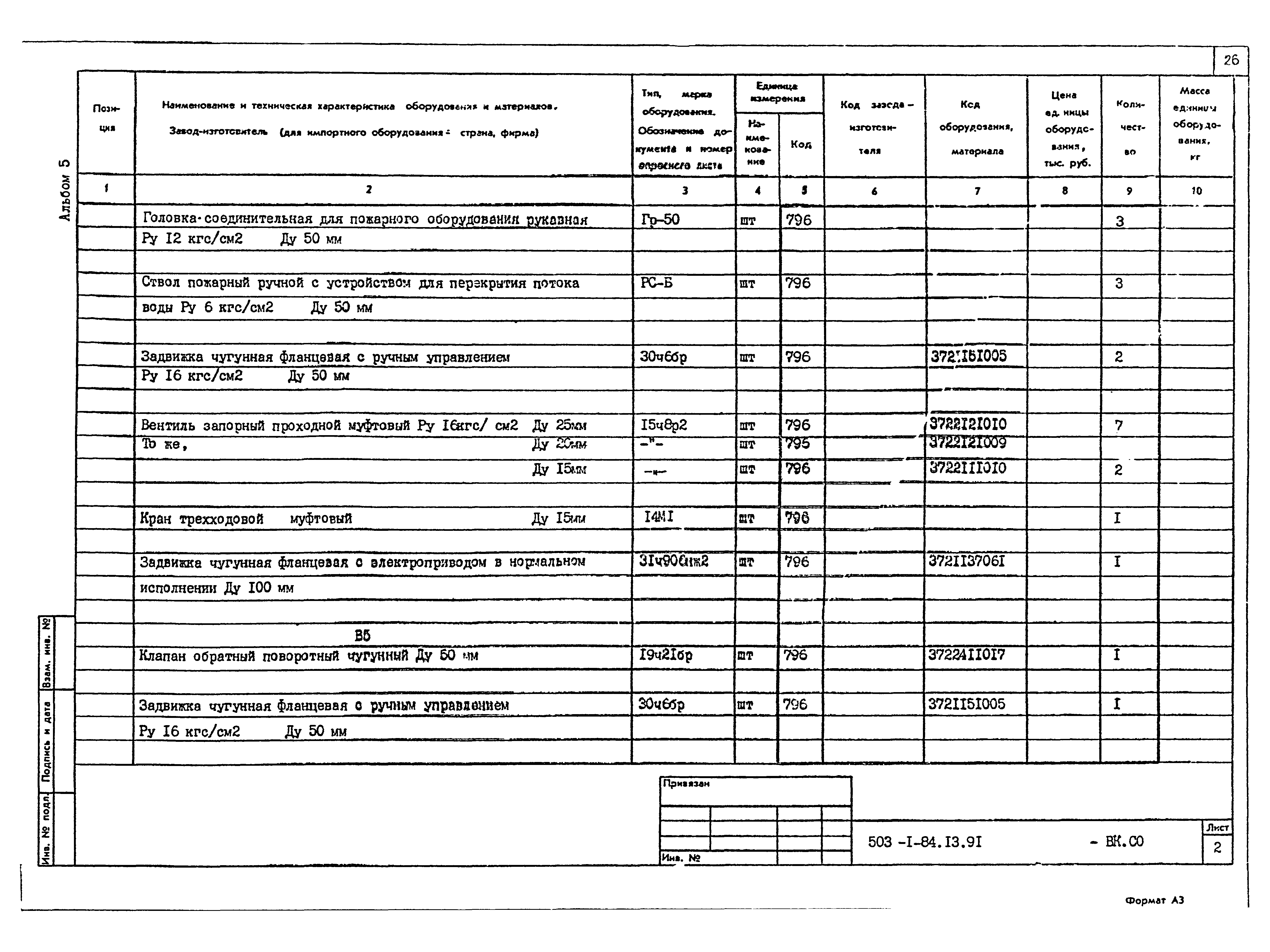 Типовой проект 503-1-84.13.91