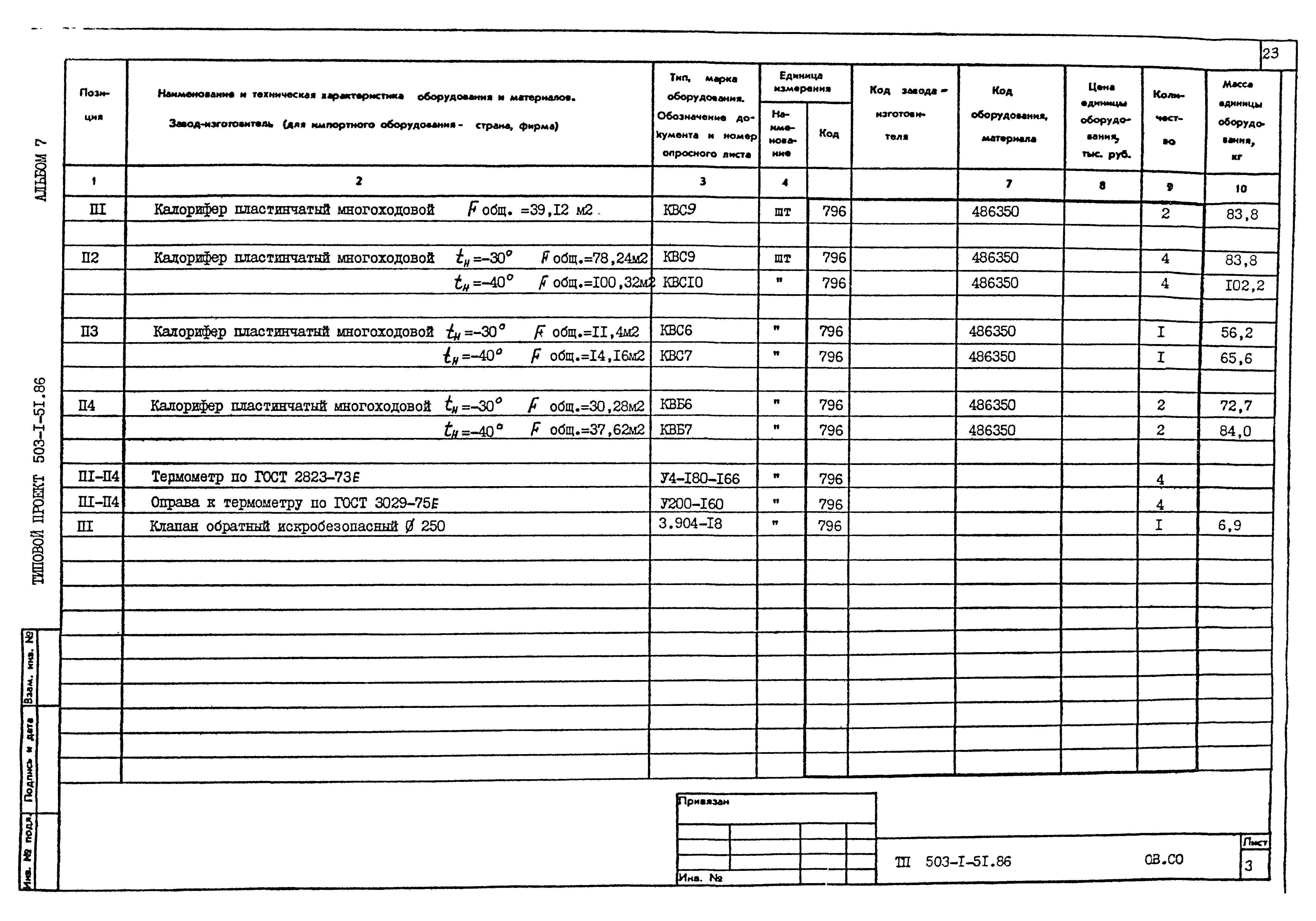 Типовой проект 503-1-51.86