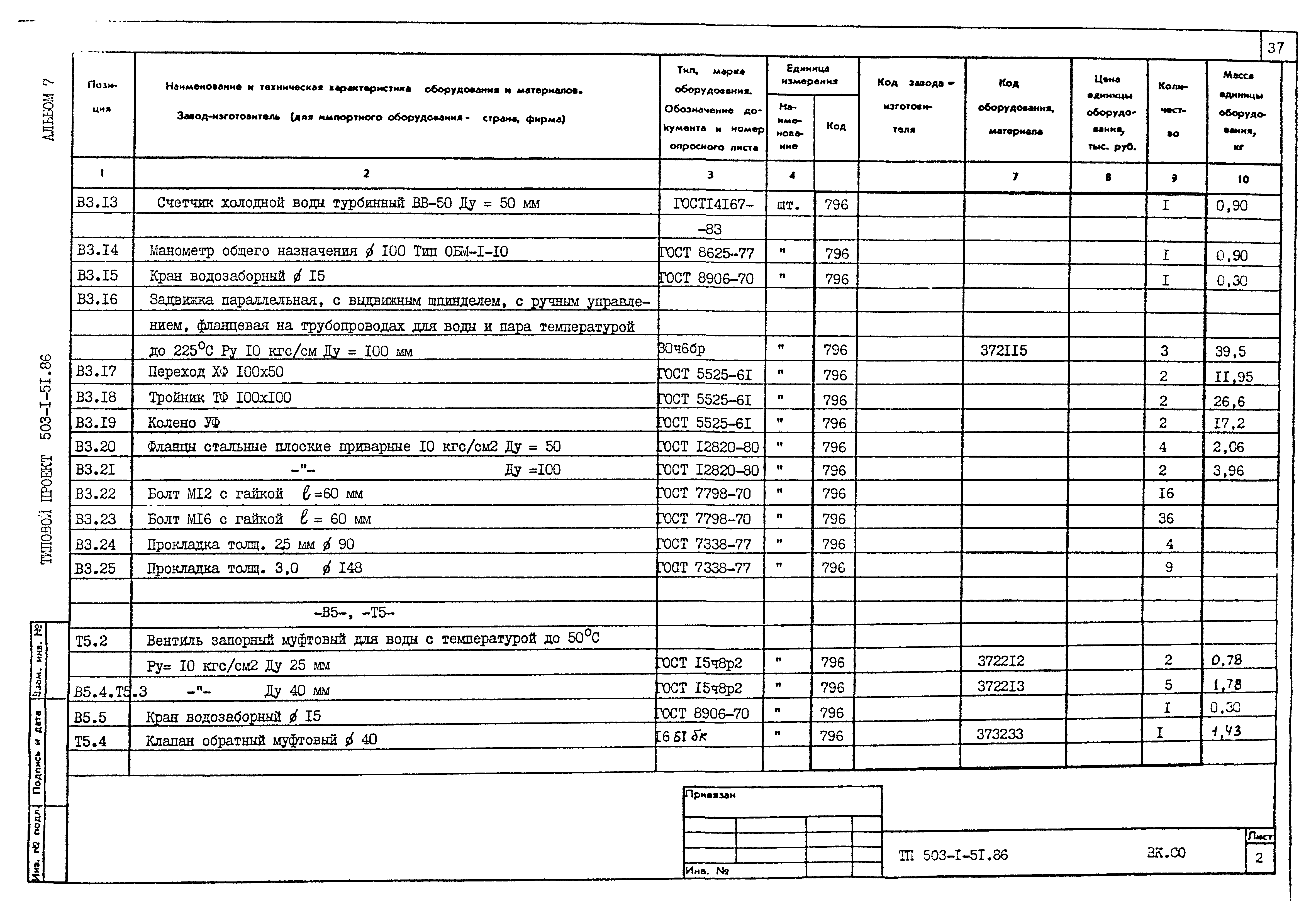 Типовой проект 503-1-51.86