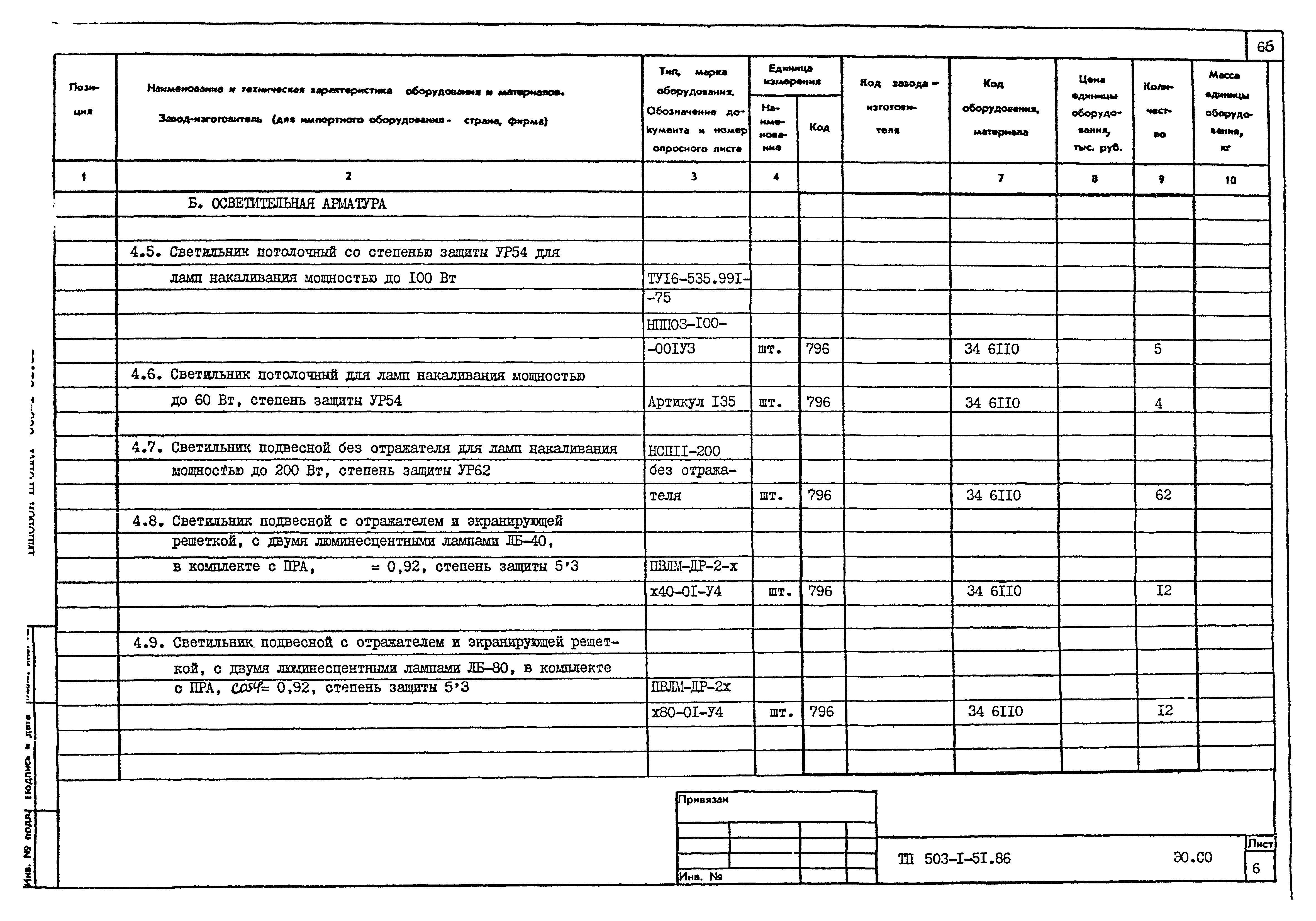 Типовой проект 503-1-51.86