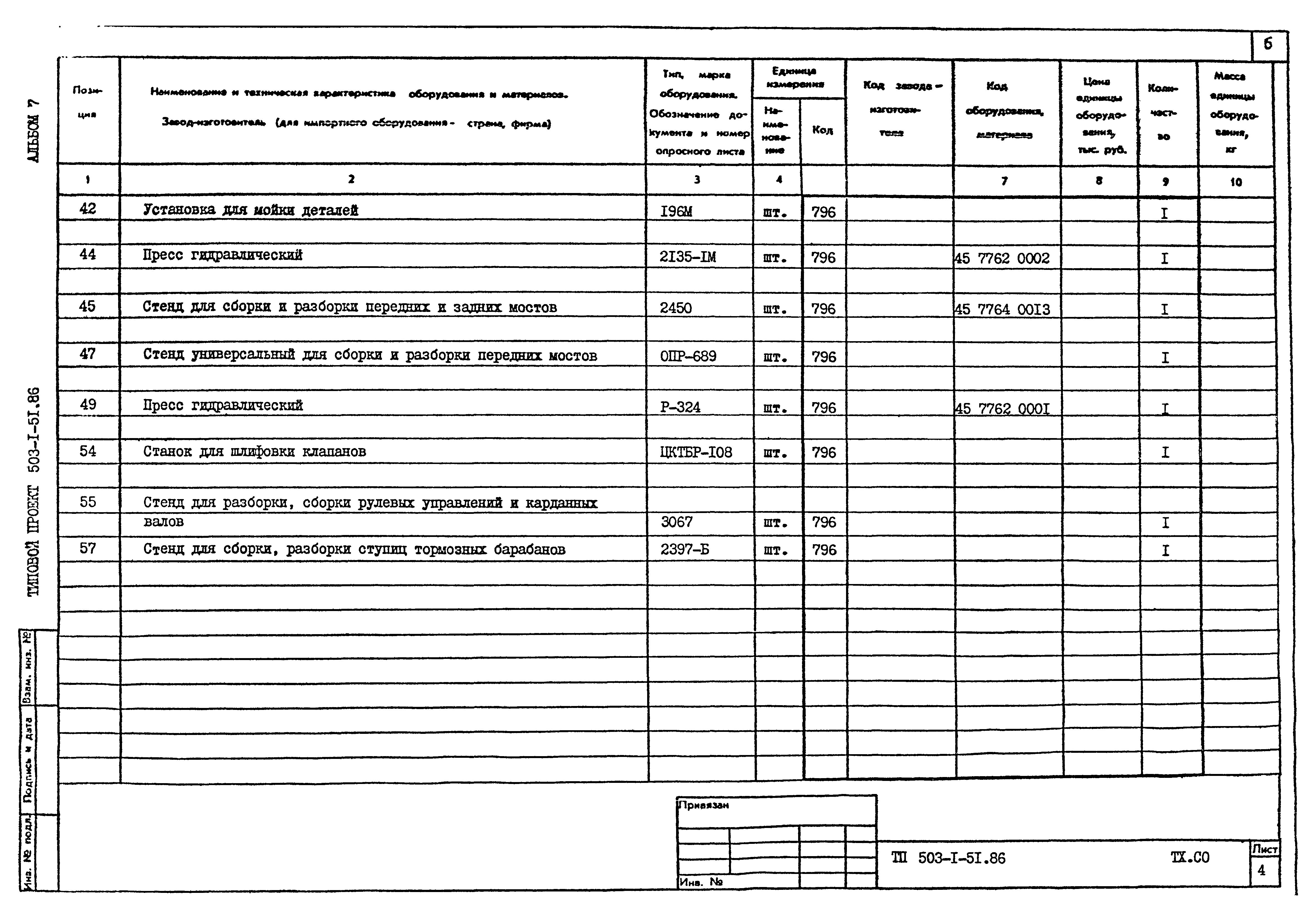 Типовой проект 503-1-51.86