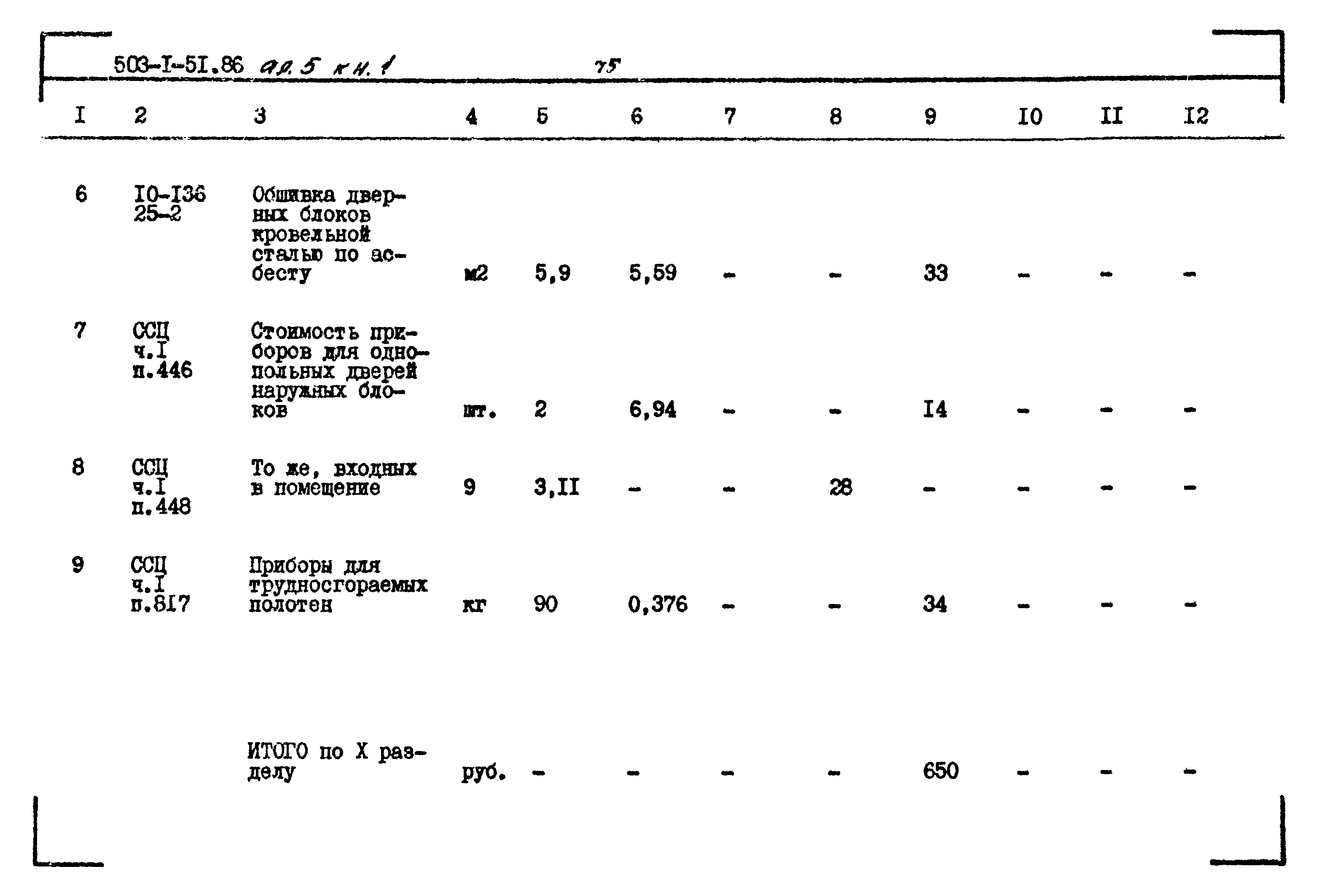 Типовой проект 503-1-51.86