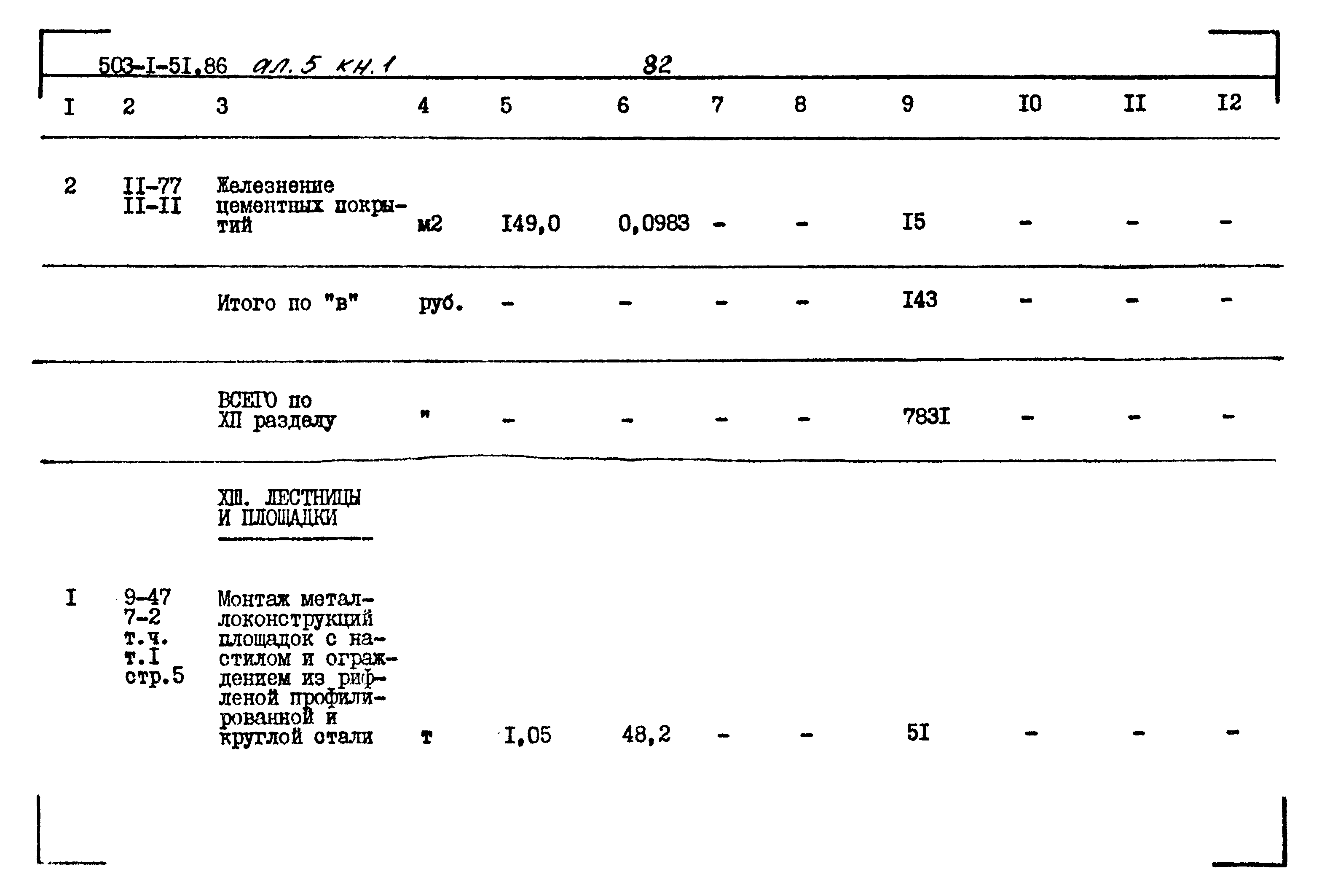 Типовой проект 503-1-51.86