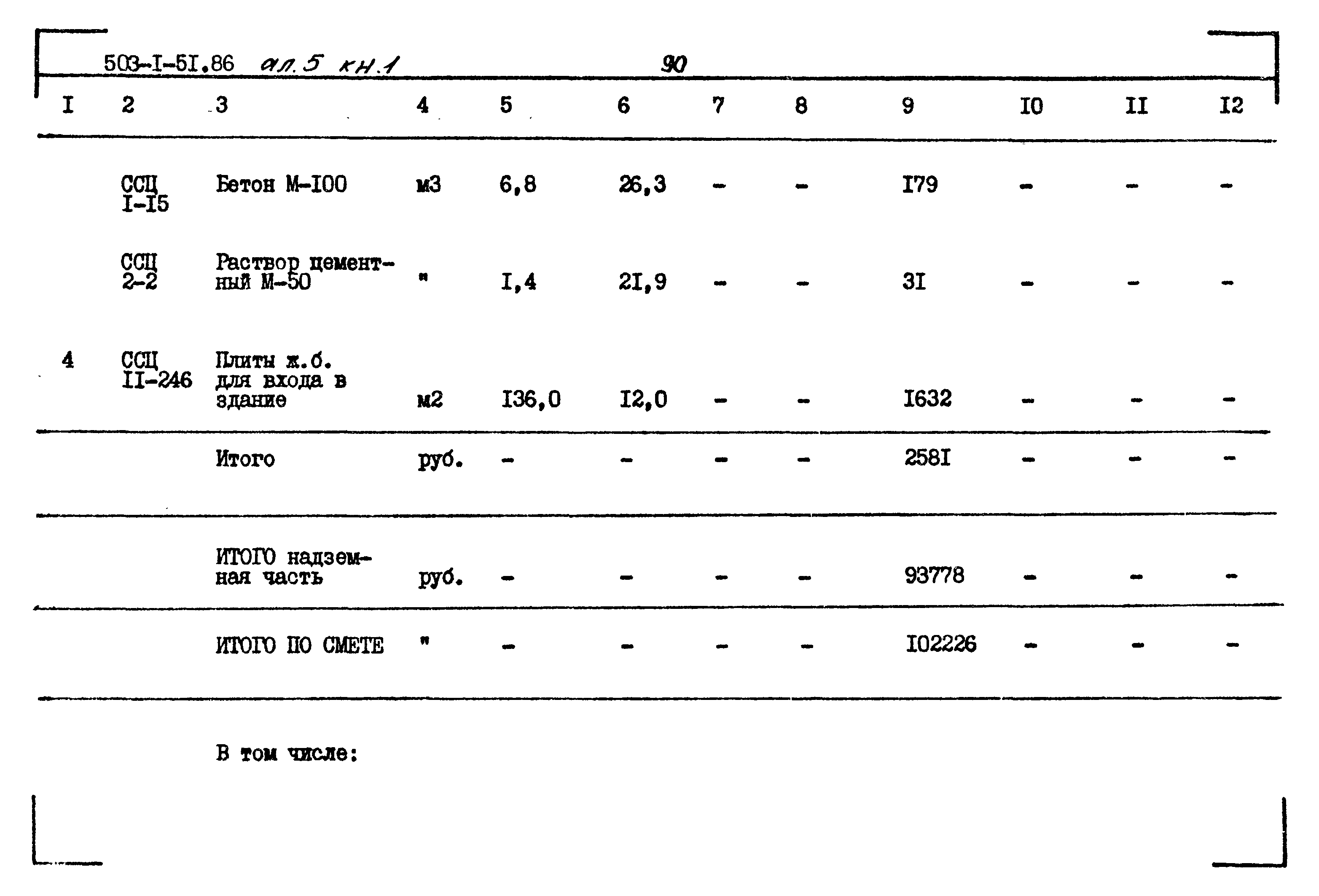 Типовой проект 503-1-51.86
