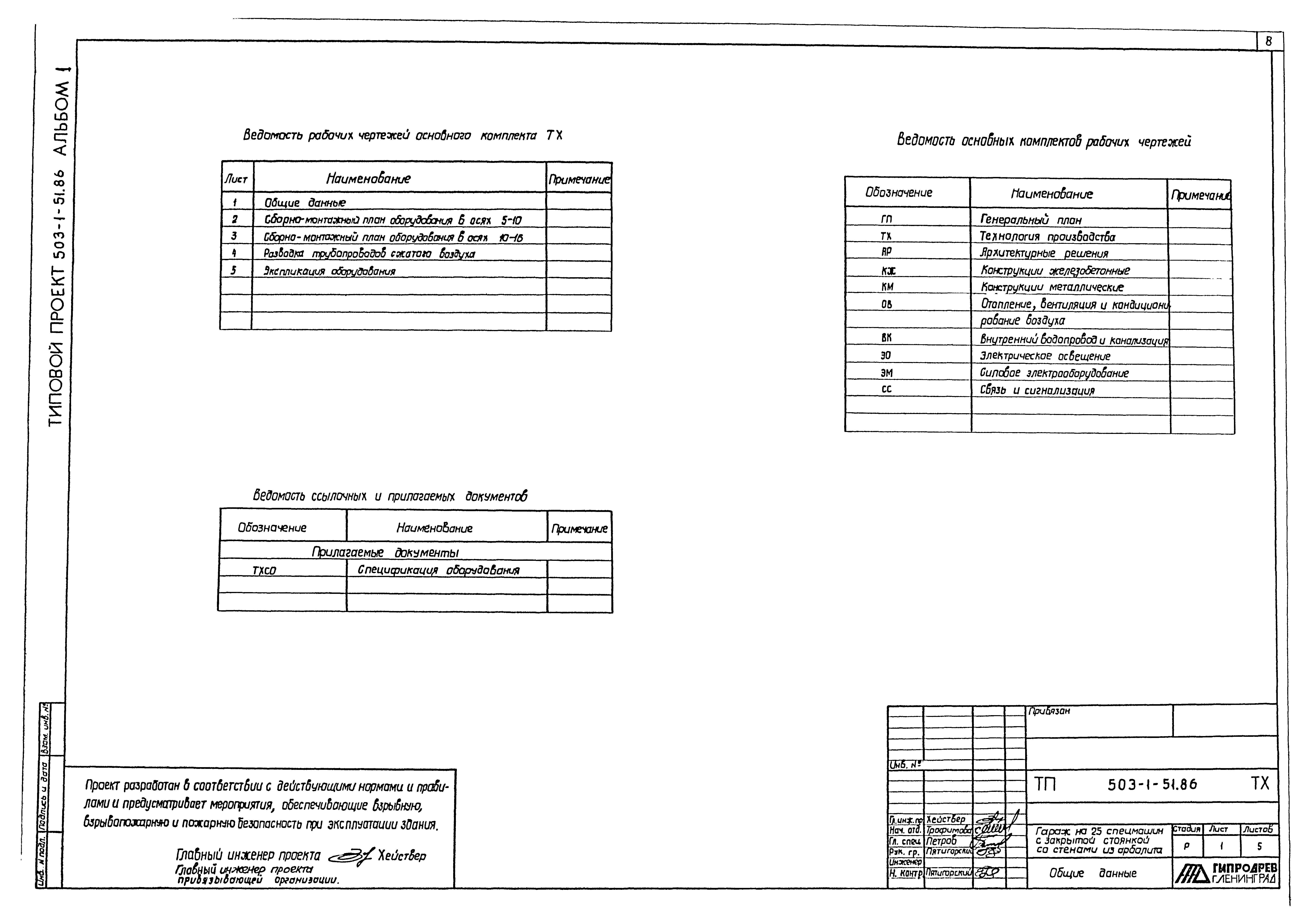 Типовой проект 503-1-51.86