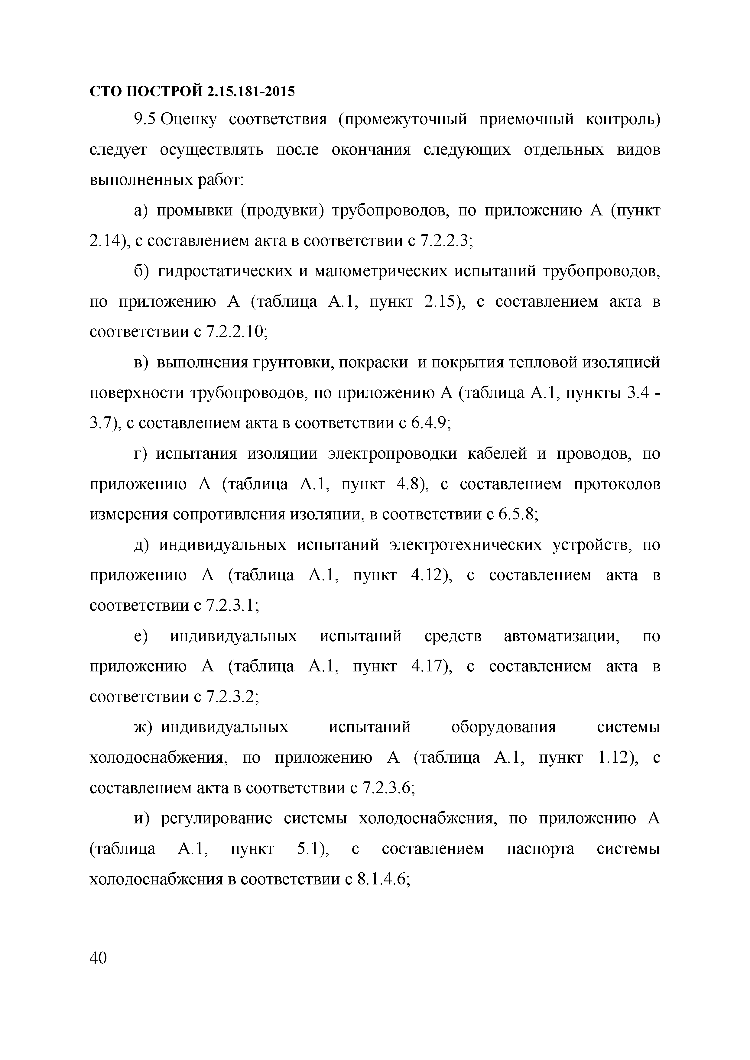 СТО НОСТРОЙ 2.15.181-2015
